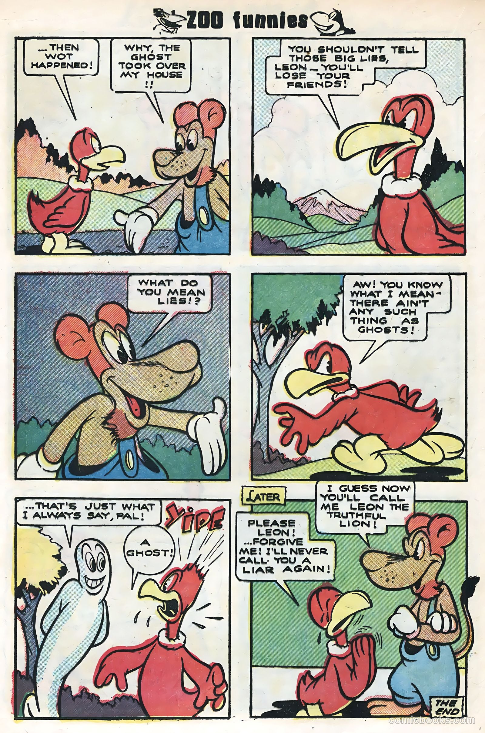 Zoo Funnies #1 (1953) — page 20 of 36