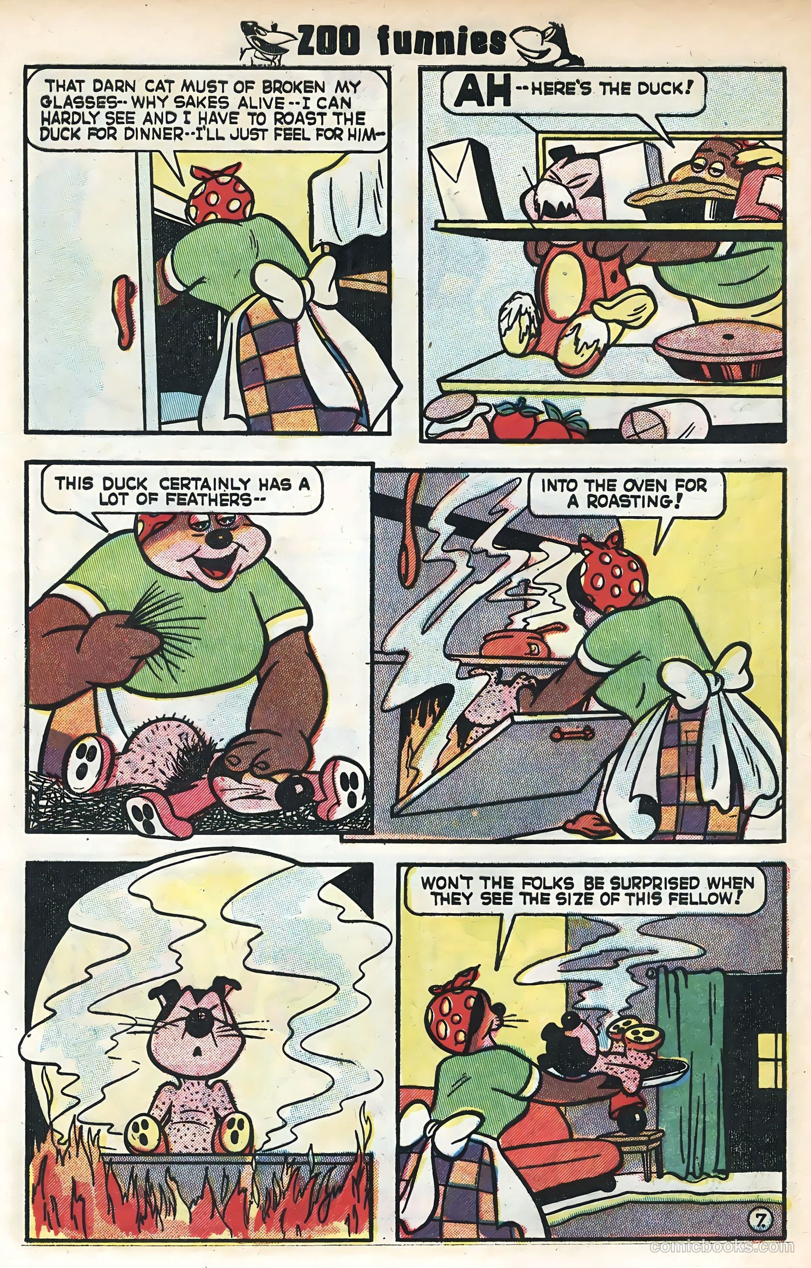 Zoo Funnies #1 (1953) — page 32 of 36