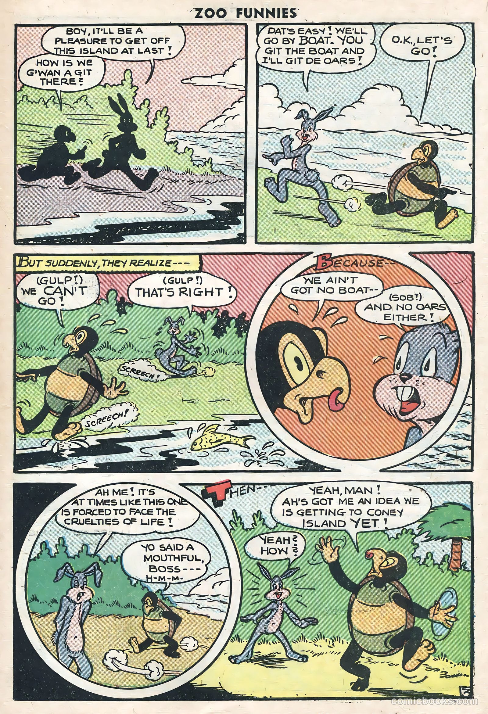 Zoo Funnies #10 (1947) — page 5 of 36