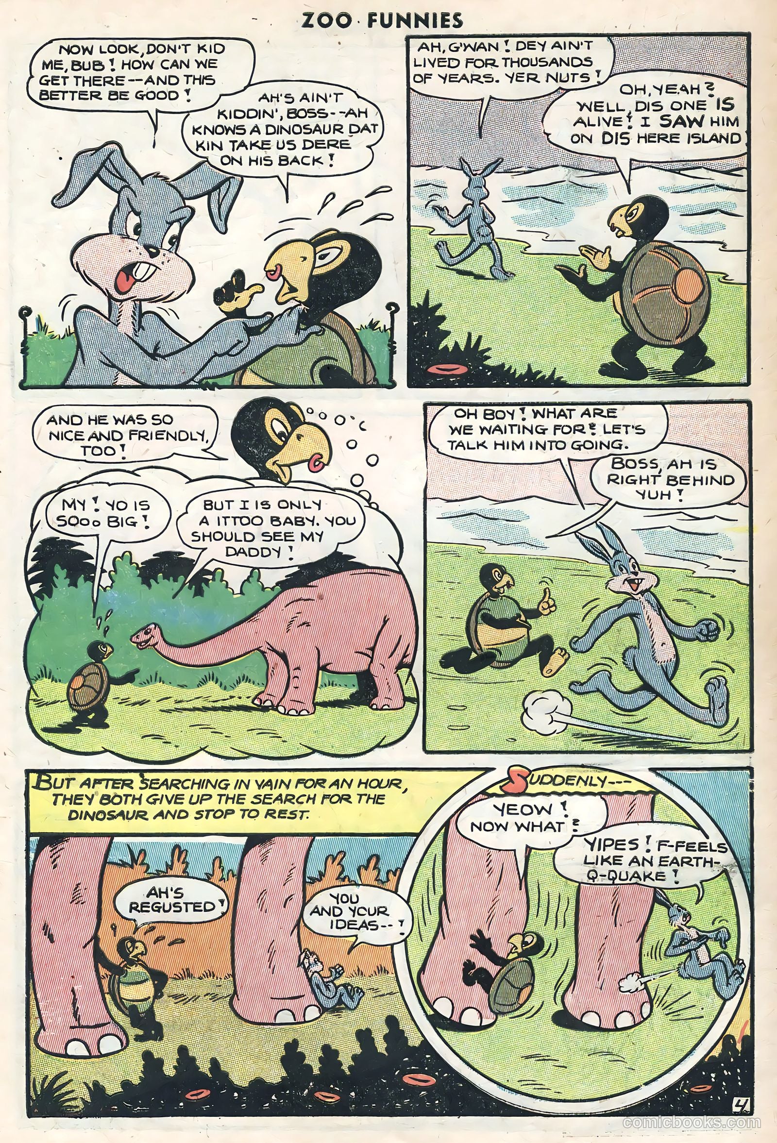 Zoo Funnies #10 (1947) — page 6 of 36