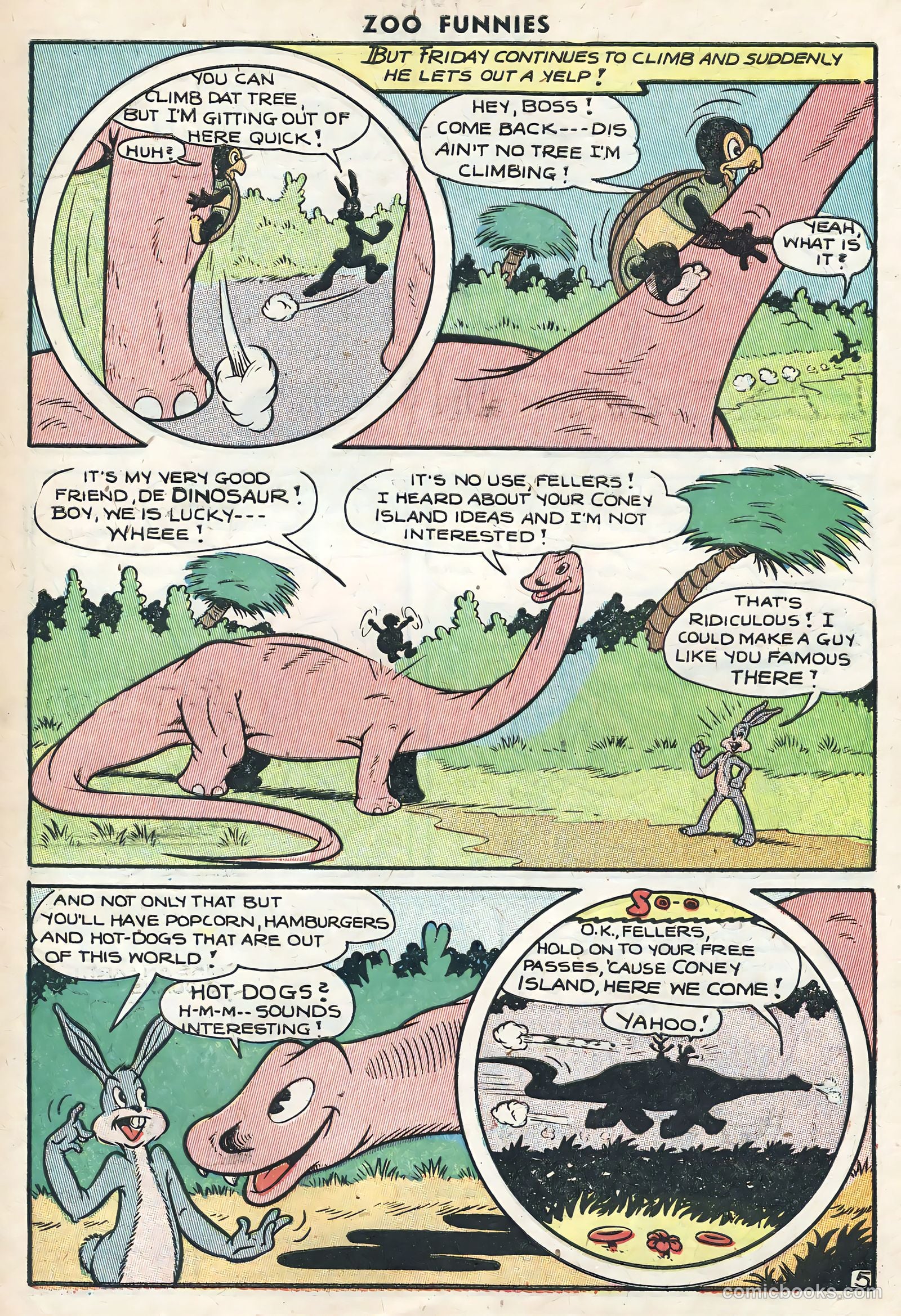 Zoo Funnies #10 (1947) — page 7 of 36