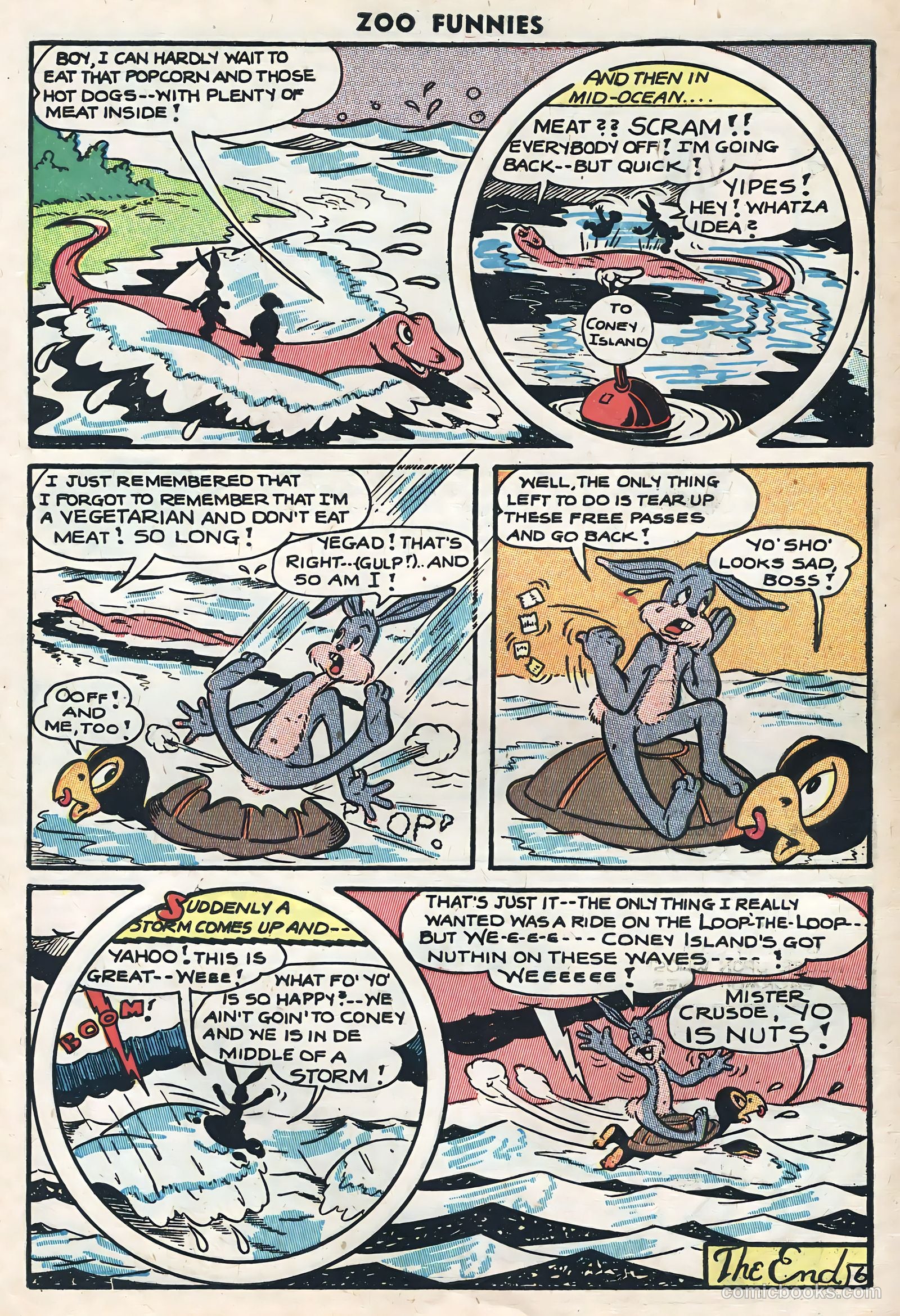 Zoo Funnies #10 (1947) — page 8 of 36