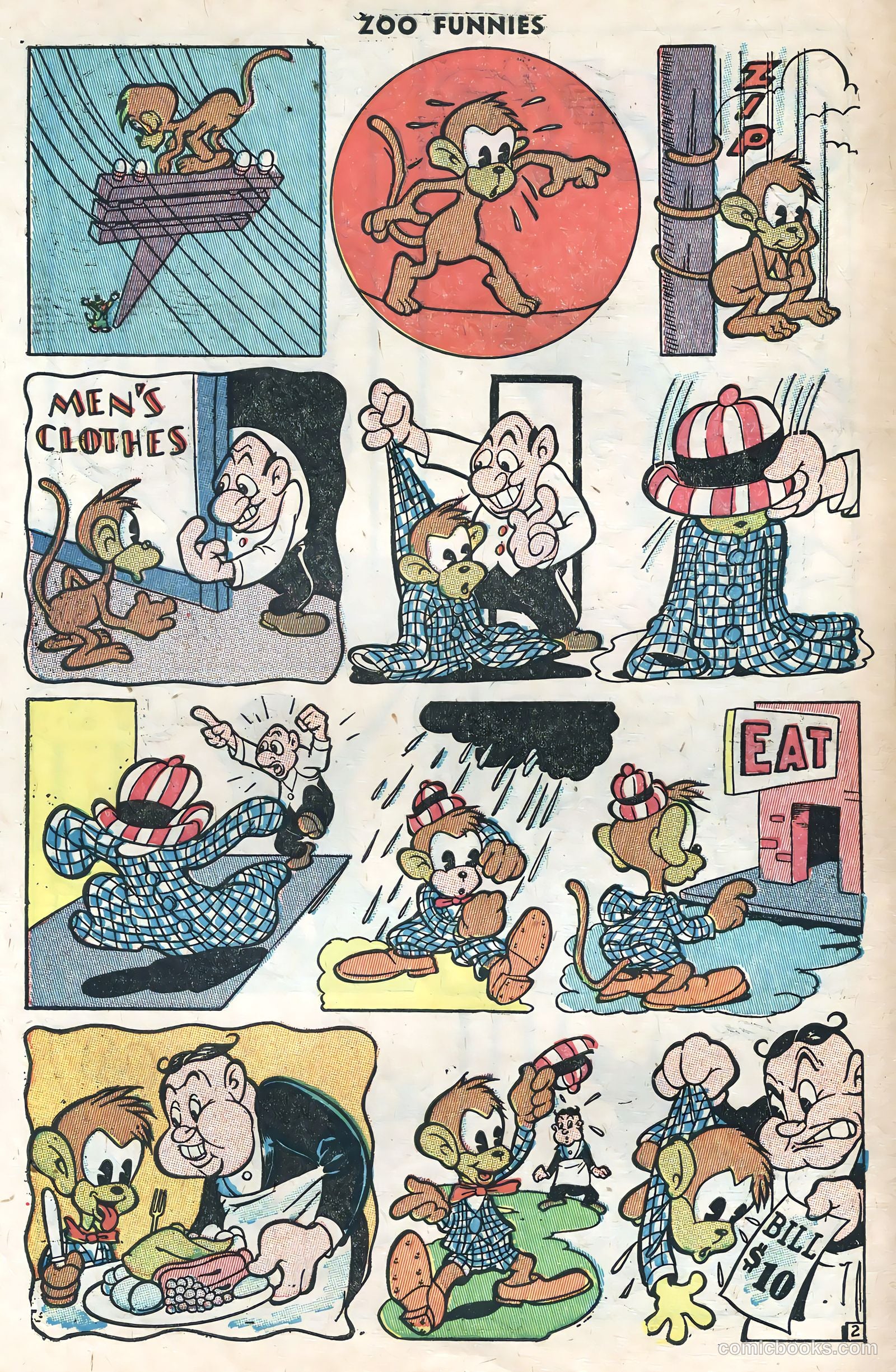 Zoo Funnies #10 (1947) — page 32 of 36