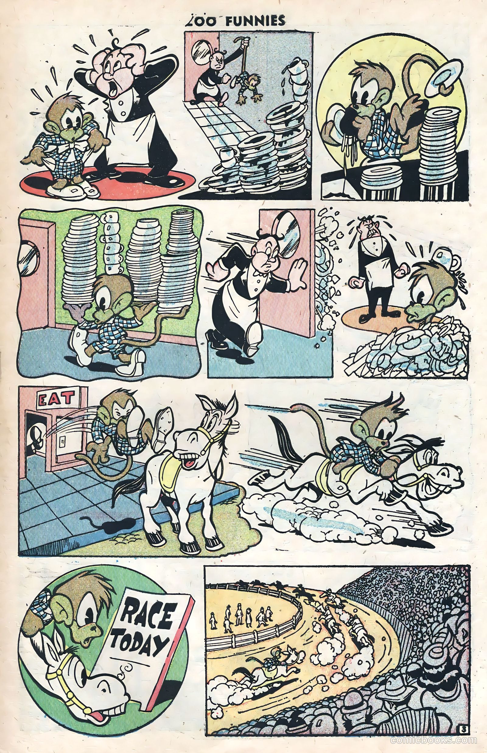 Zoo Funnies #10 (1947) — page 33 of 36