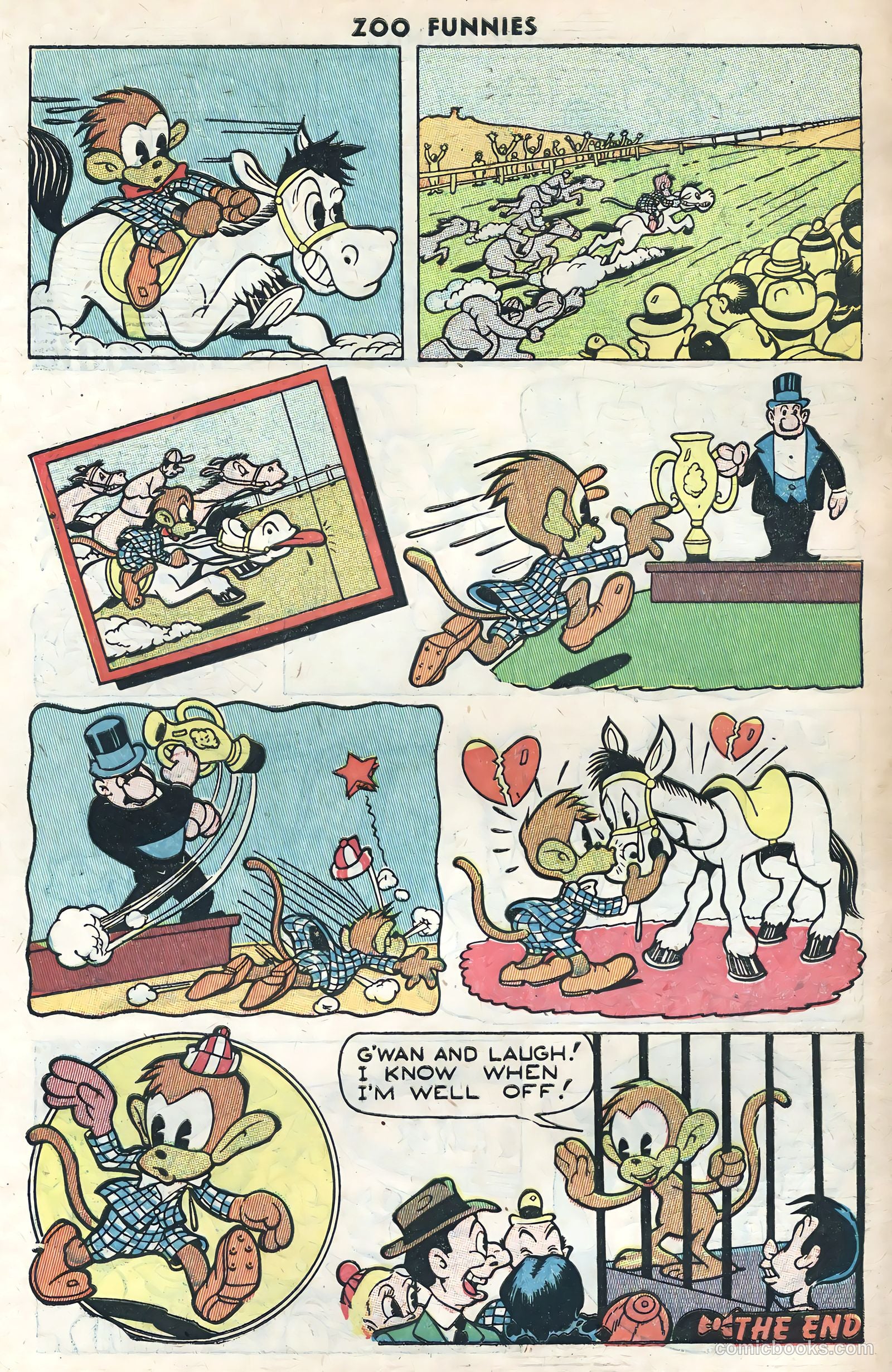 Zoo Funnies #10 (1947) — page 34 of 36