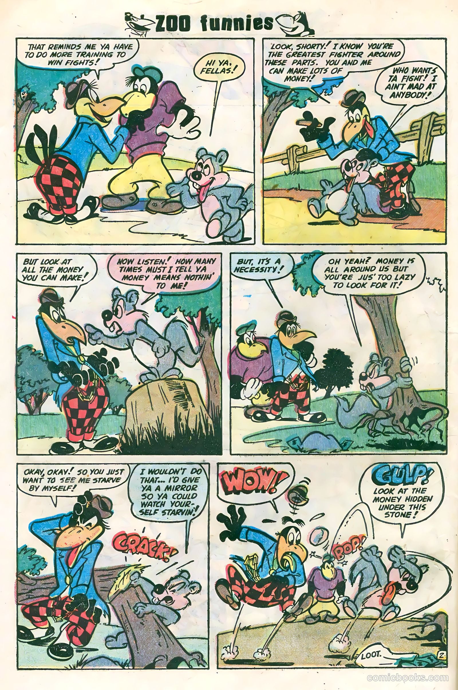 Zoo Funnies #2 (1953) — page 4 of 36