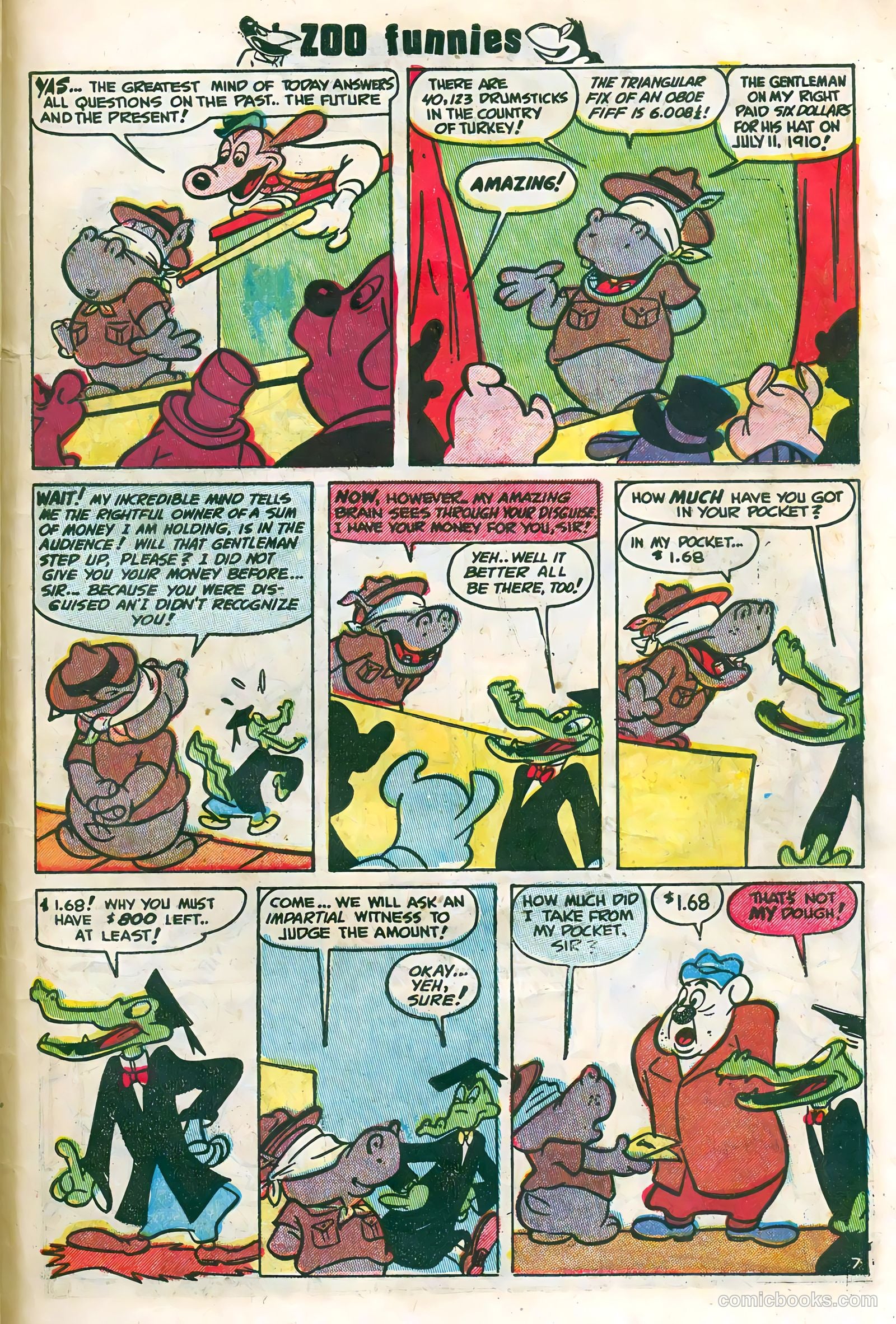 Zoo Funnies #2 (1953) — page 31 of 36