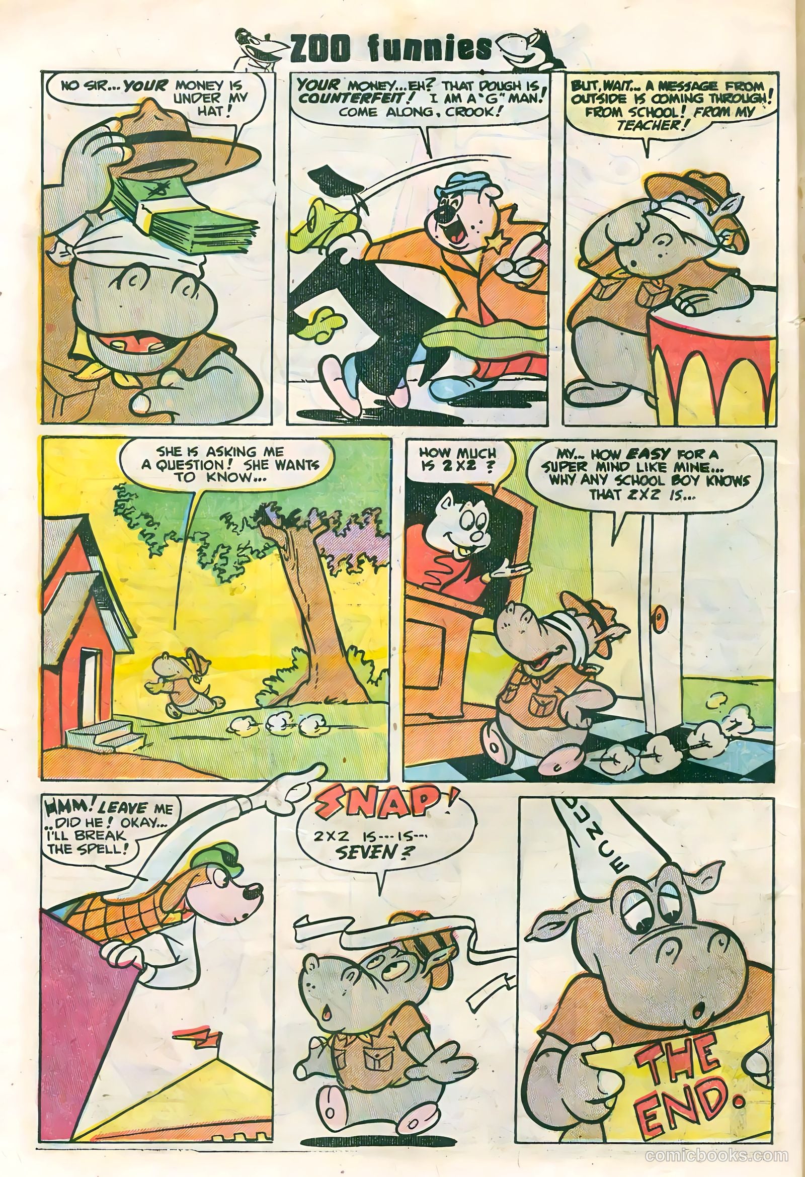 Zoo Funnies #2 (1953) — page 32 of 36