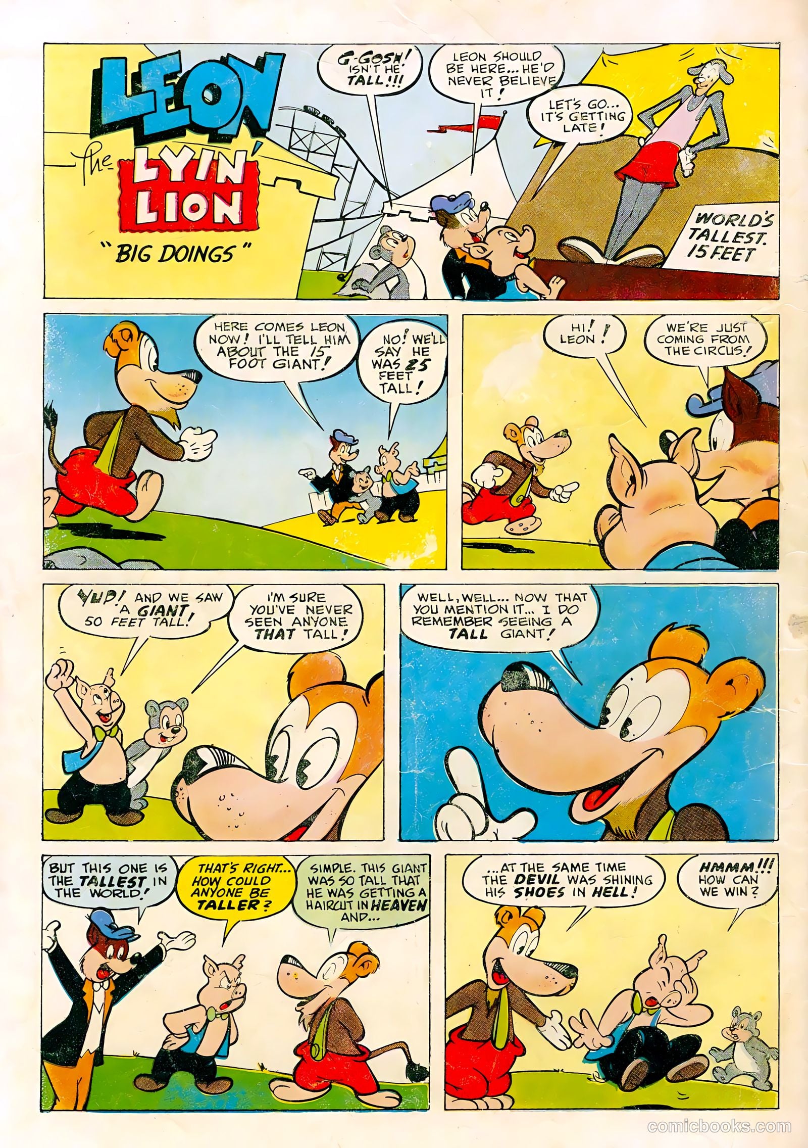 Zoo Funnies #2 (1953) — page 36 of 36