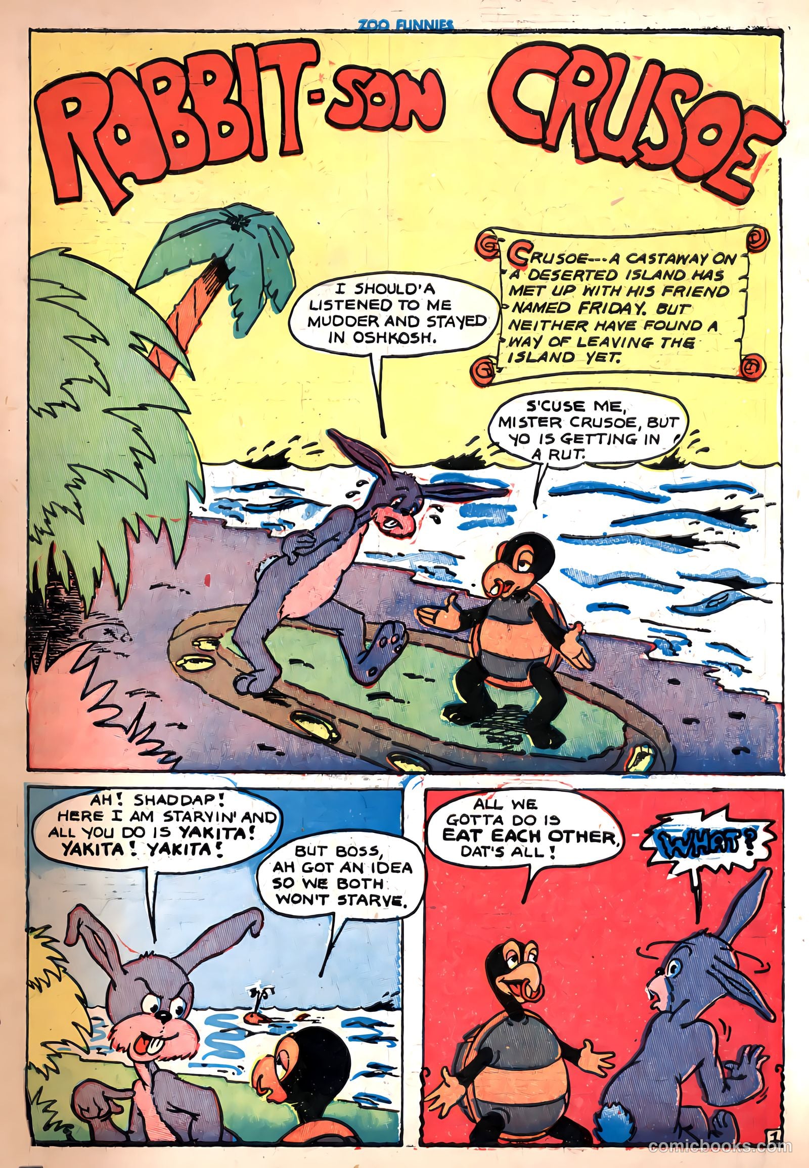 Zoo Funnies #2 (1945) — page 3 of 52