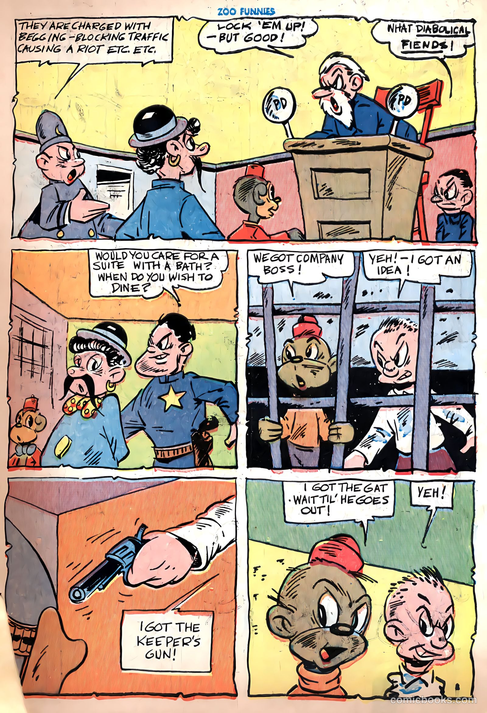 Zoo Funnies #2 (1945) — page 9 of 52