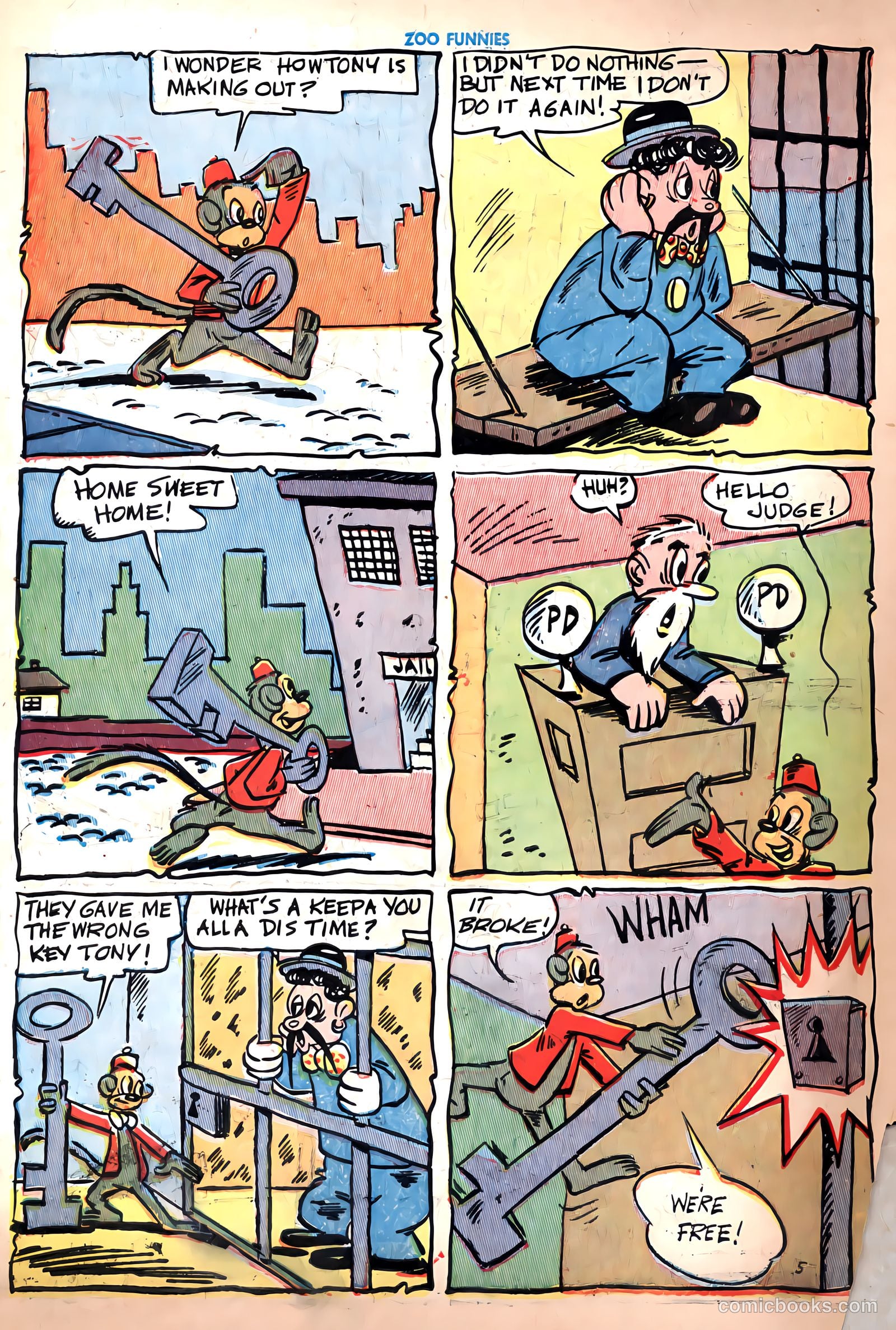 Zoo Funnies #2 (1945) — page 12 of 52
