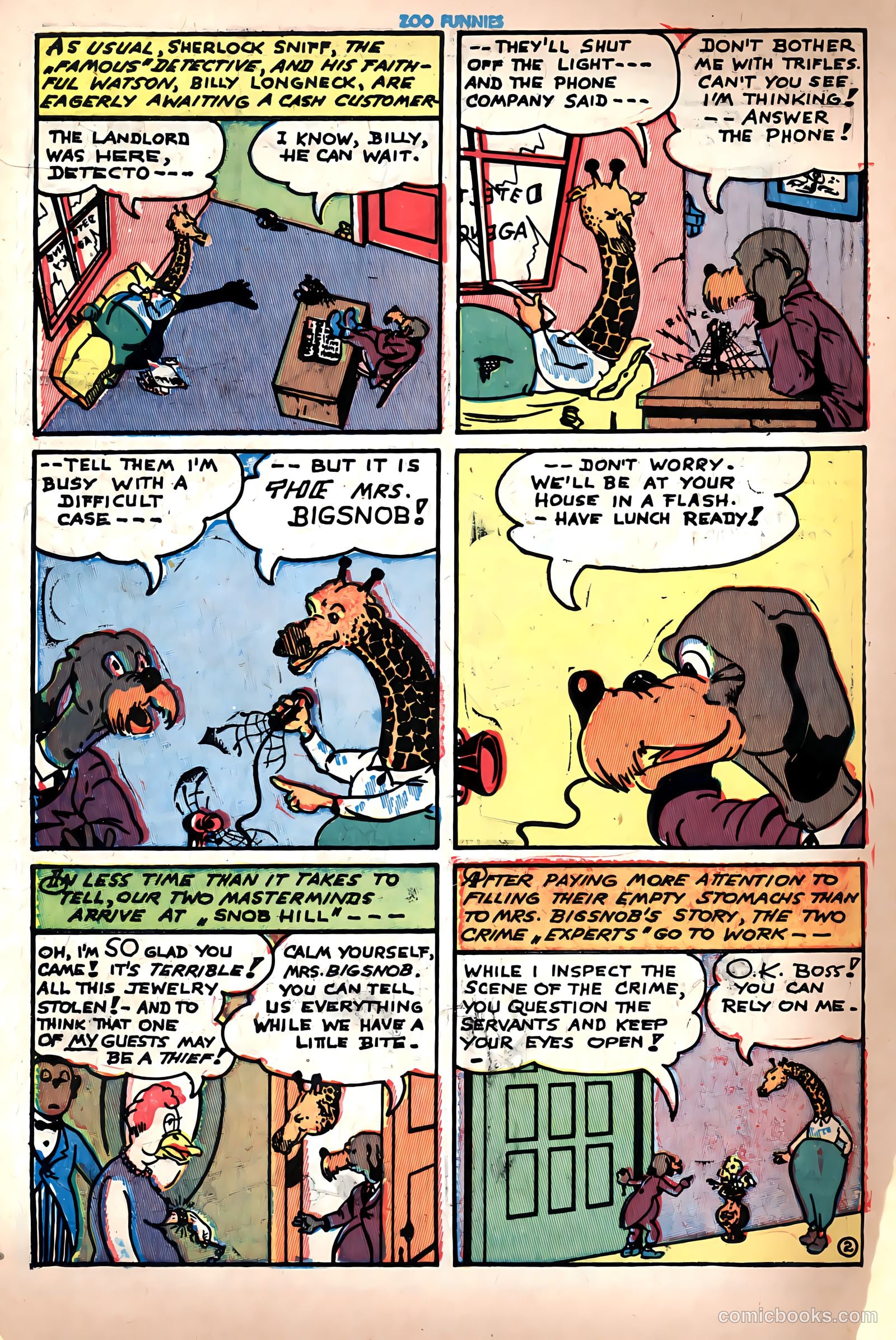 Zoo Funnies #2 (1945) — page 16 of 52