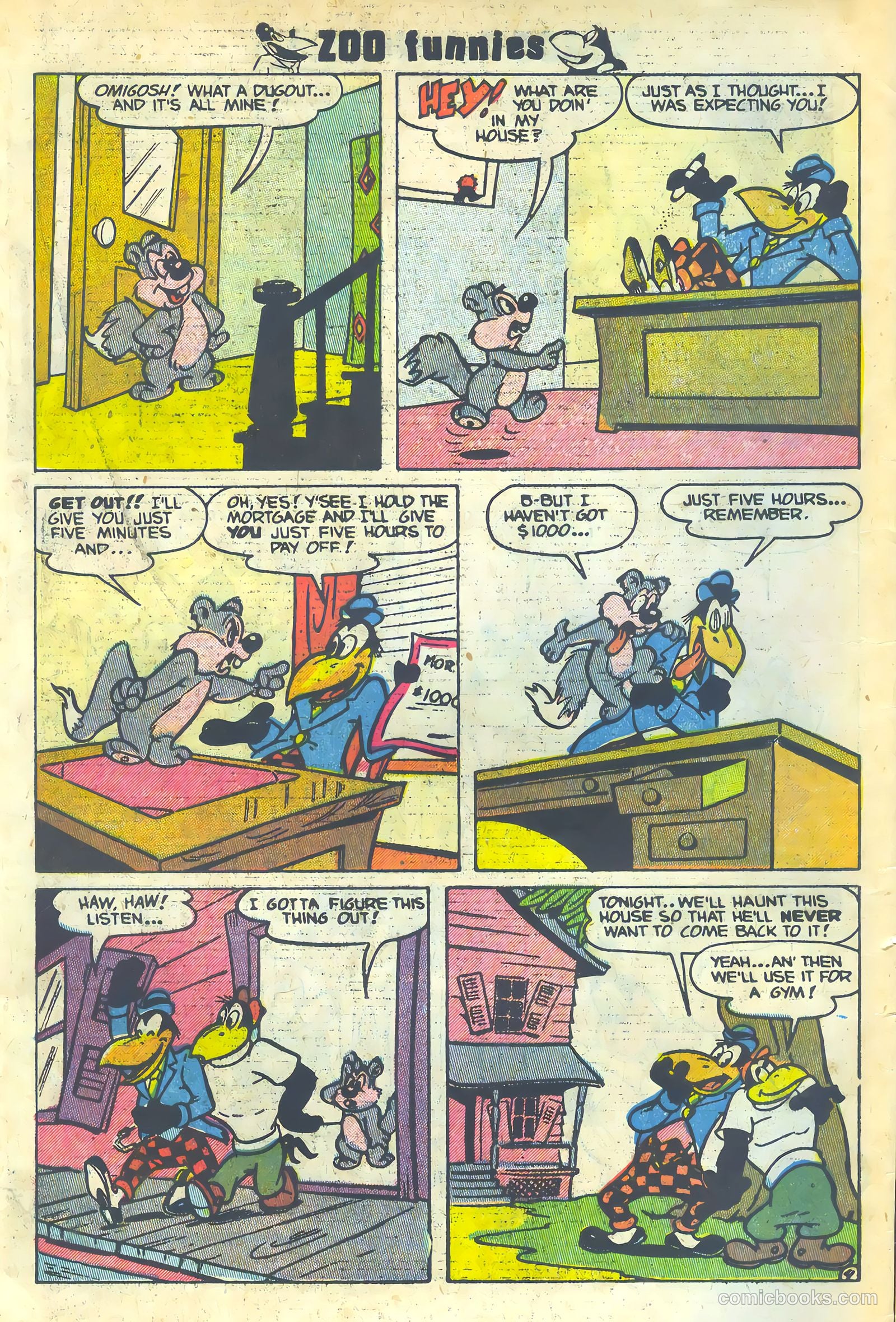 Zoo Funnies #3 (1953) — page 6 of 36