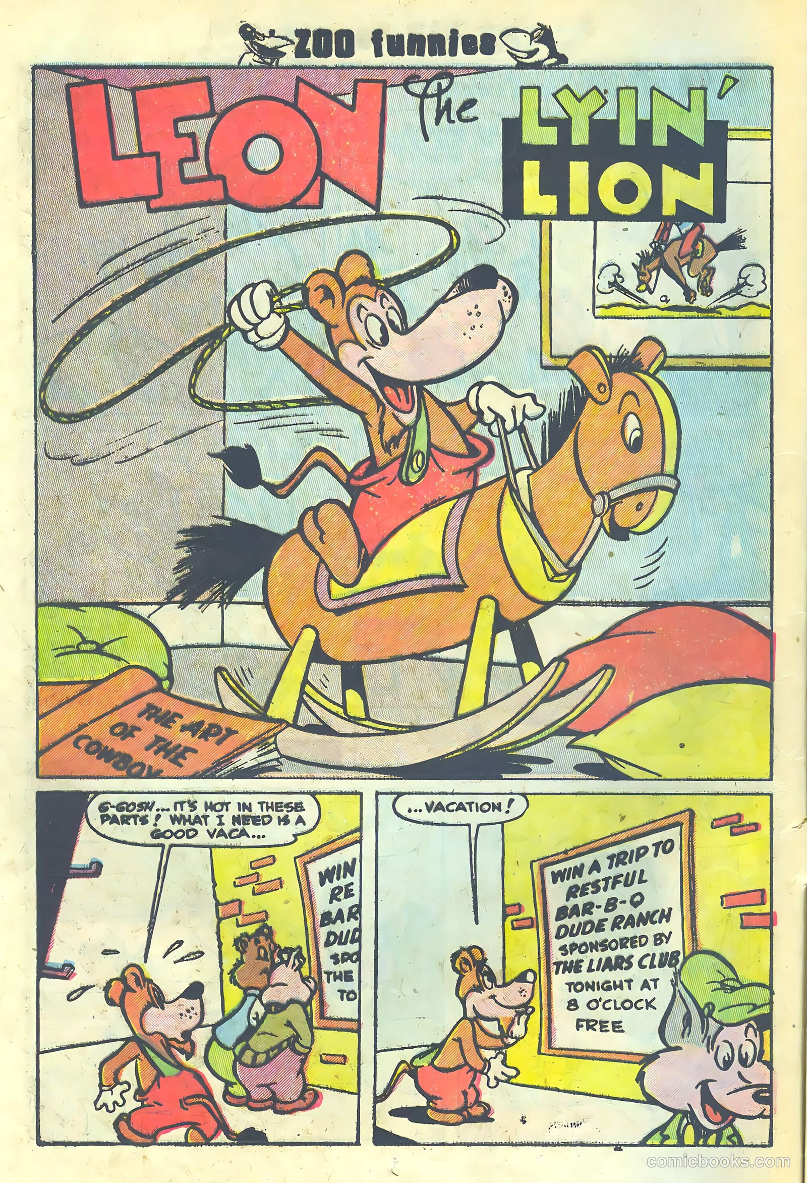 Zoo Funnies #3 (1953) — page 12 of 36