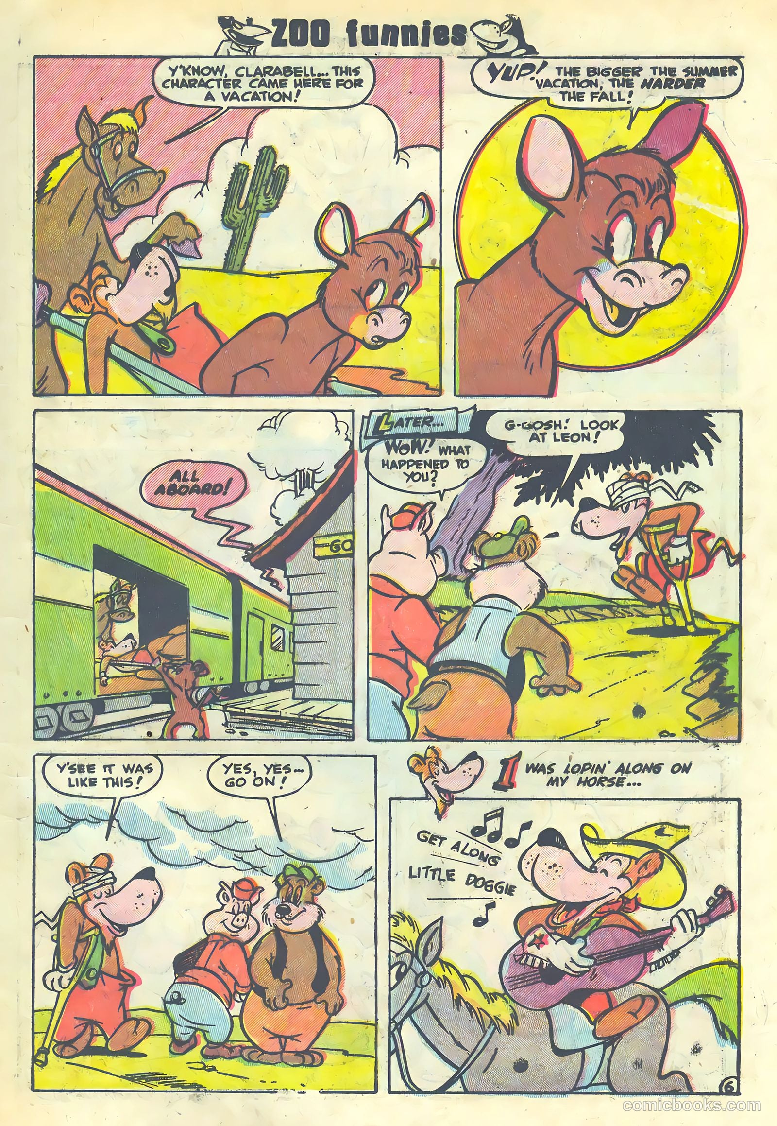 Zoo Funnies #3 (1953) — page 17 of 36