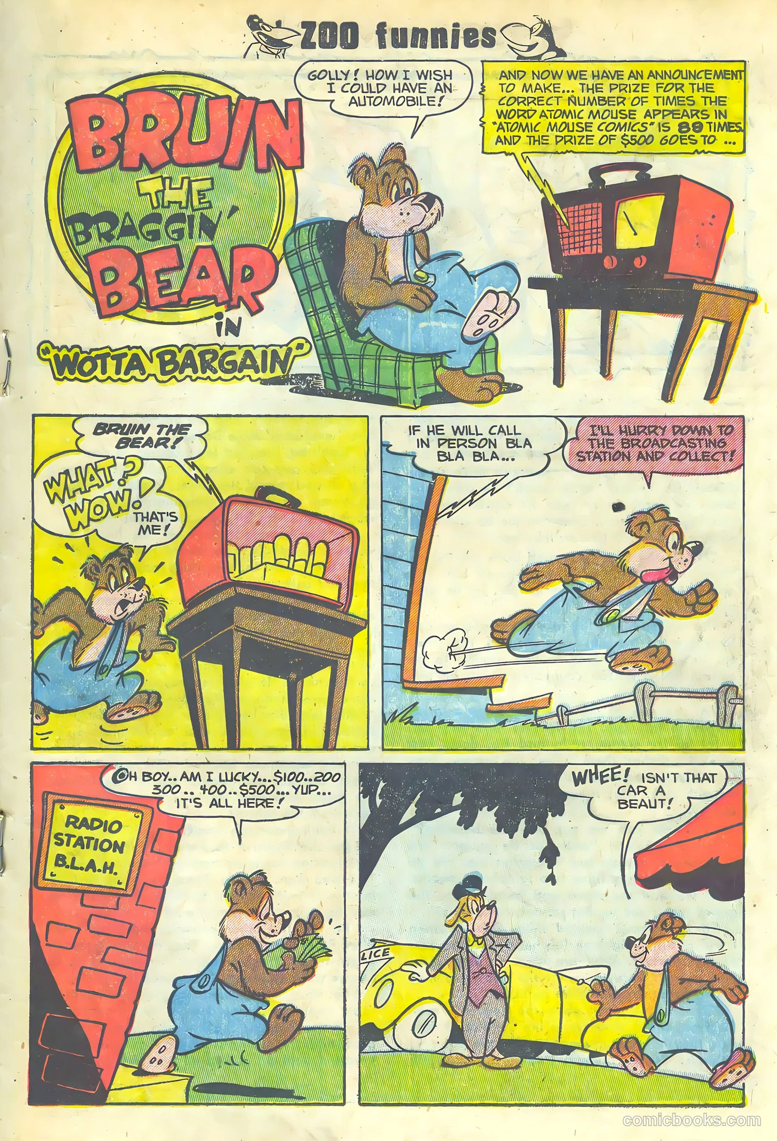 Zoo Funnies #3 (1953) — page 19 of 36