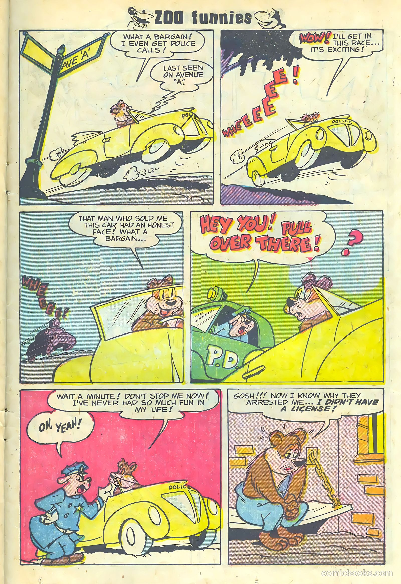 Zoo Funnies #3 (1953) — page 23 of 36