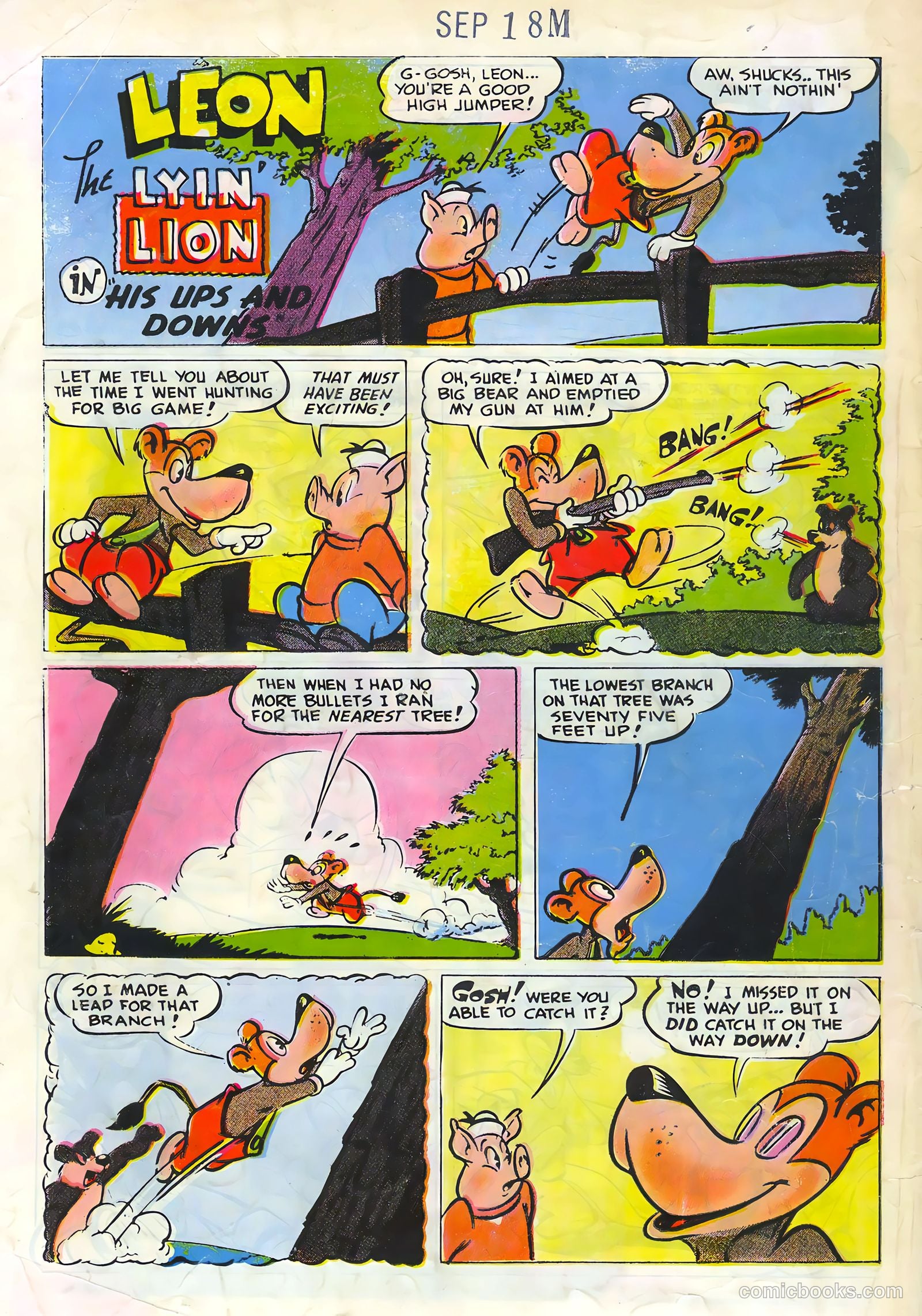 Zoo Funnies #3 (1953) — page 36 of 36