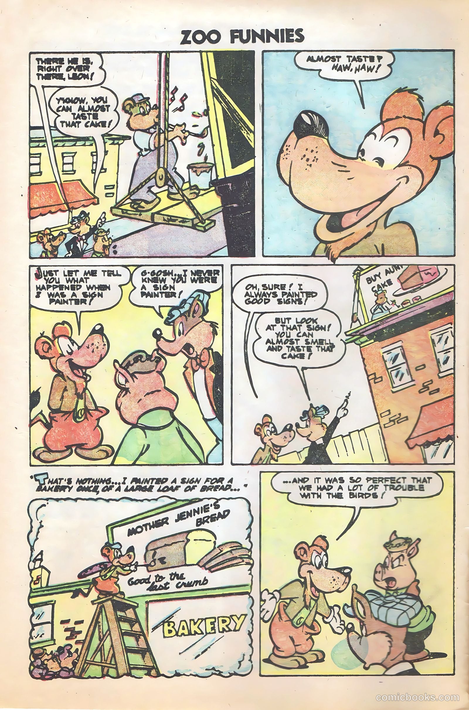 Zoo Funnies #4 (1946) — page 4 of 36
