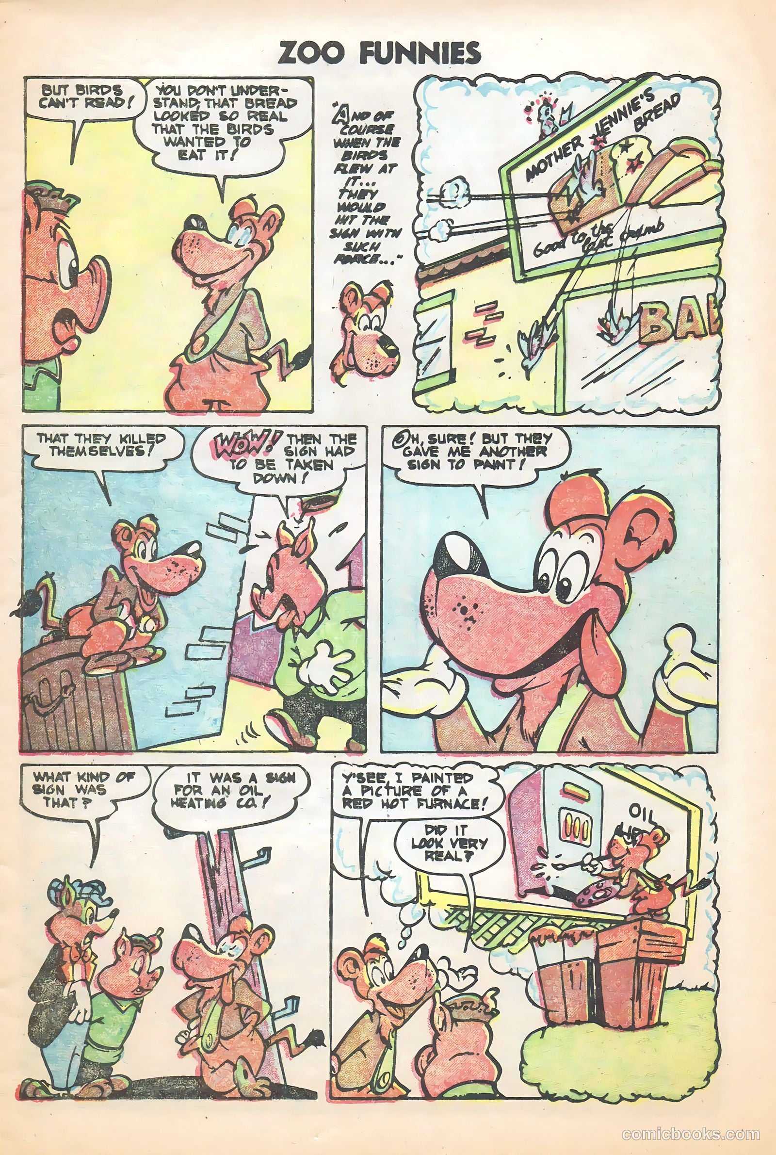 Zoo Funnies #4 (1946) — page 5 of 36