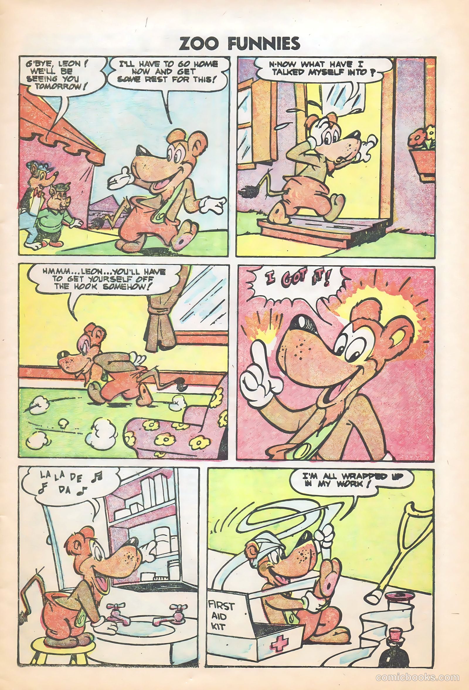 Zoo Funnies #4 (1946) — page 9 of 36