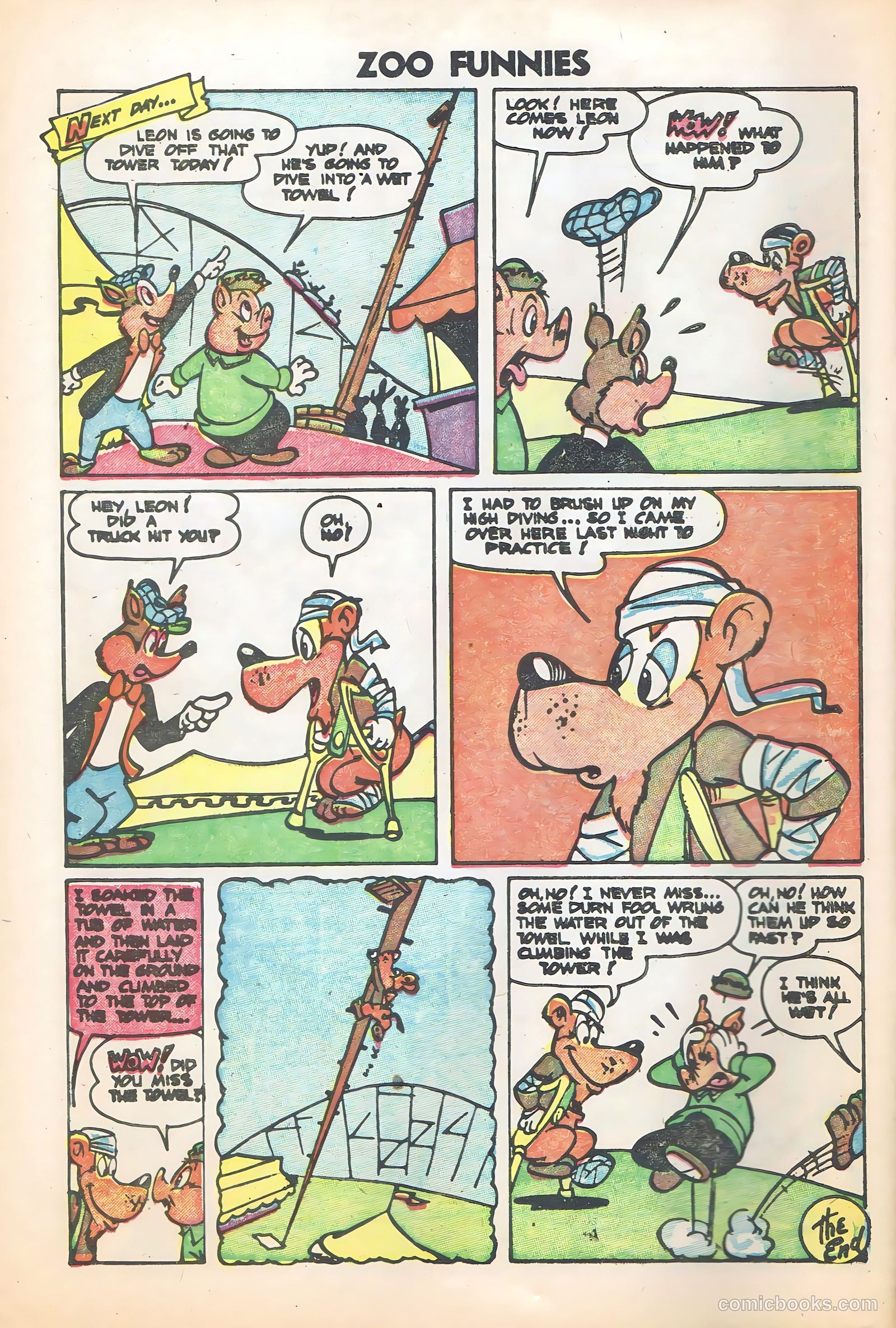 Zoo Funnies #4 (1946) — page 10 of 36