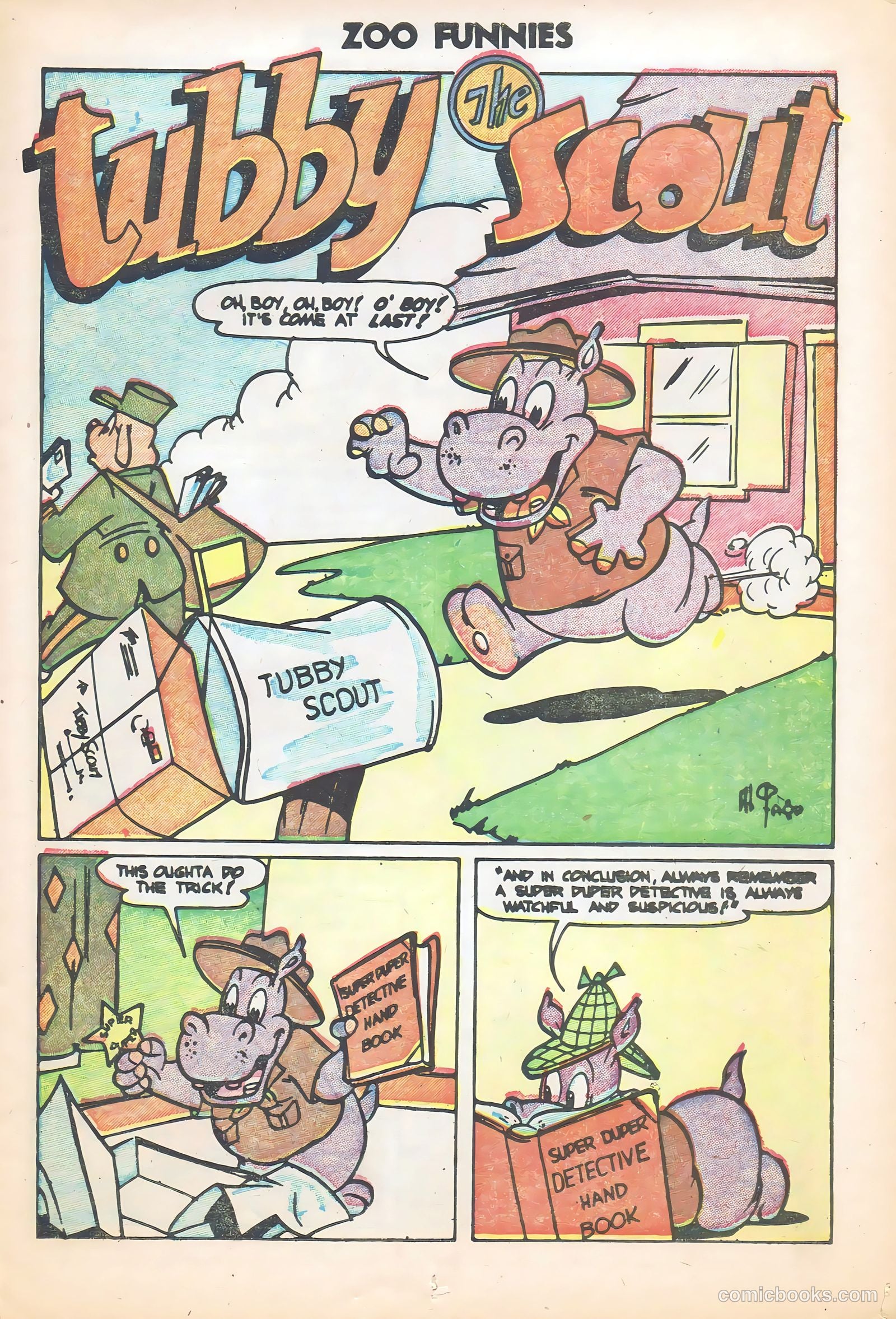 Zoo Funnies #4 (1946) — page 11 of 36