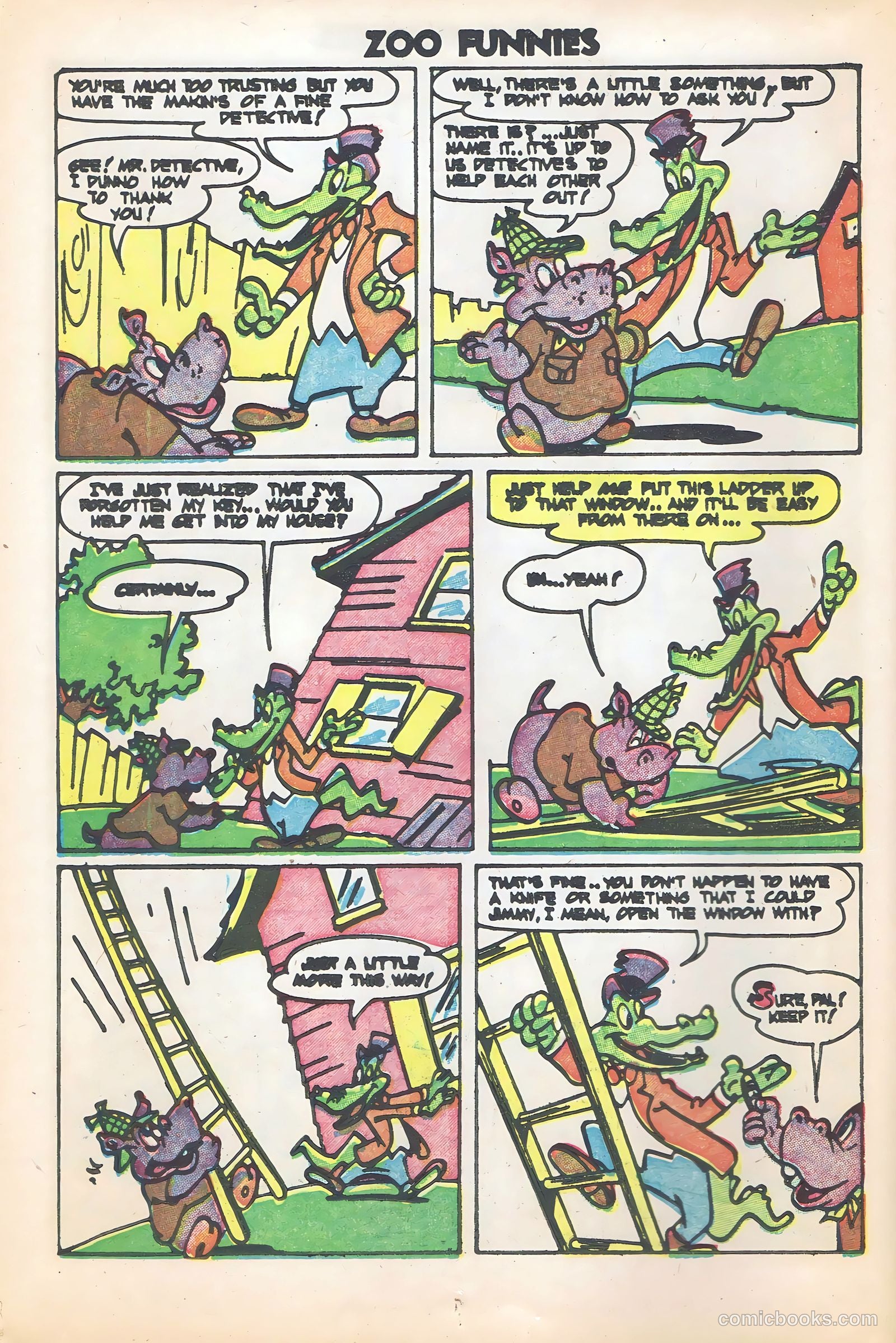 Zoo Funnies #4 (1946) — page 14 of 36