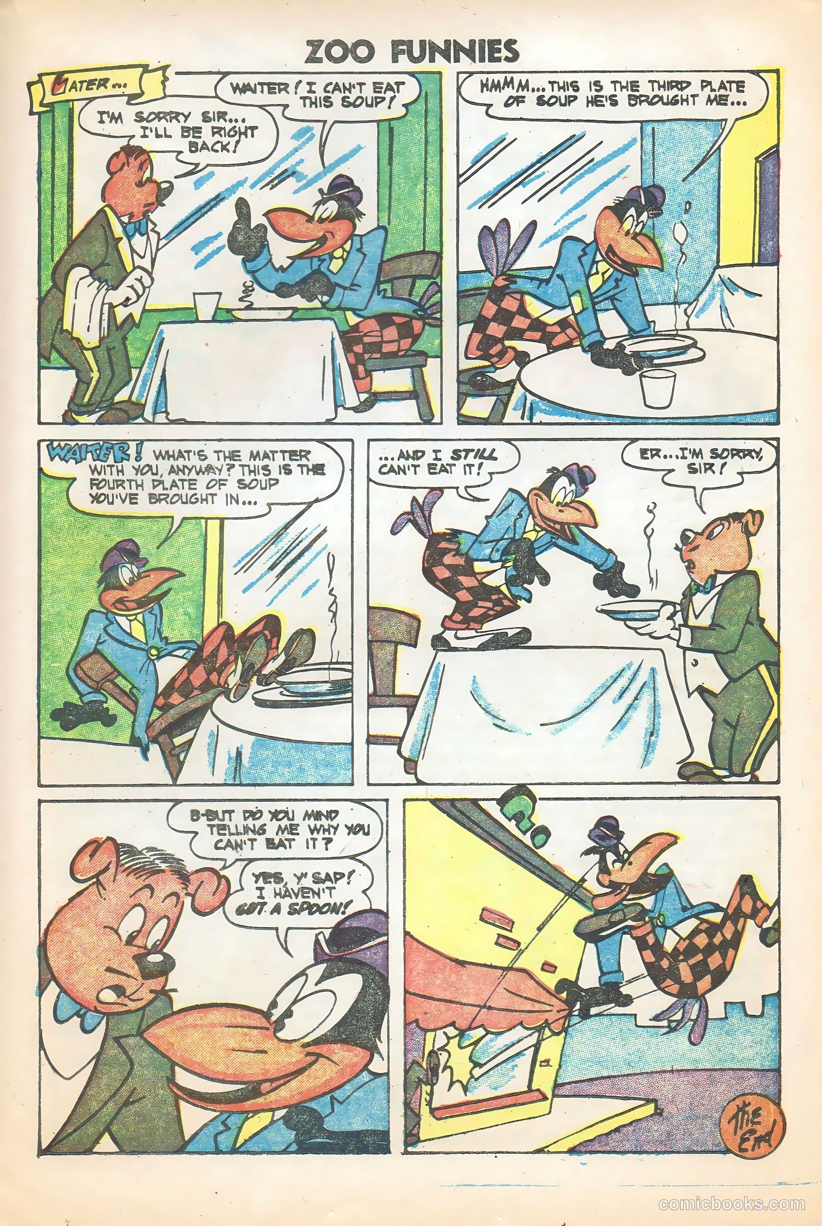 Zoo Funnies #4 (1946) — page 19 of 36