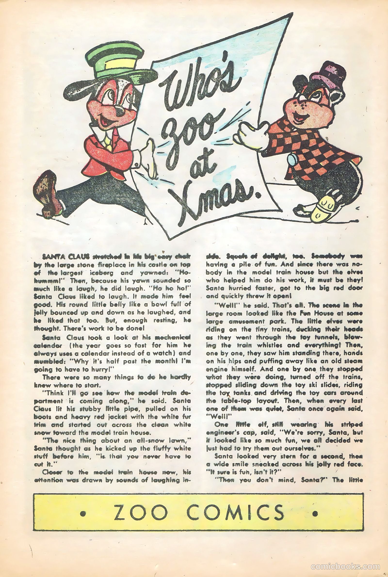 Zoo Funnies #4 (1946) — page 20 of 36
