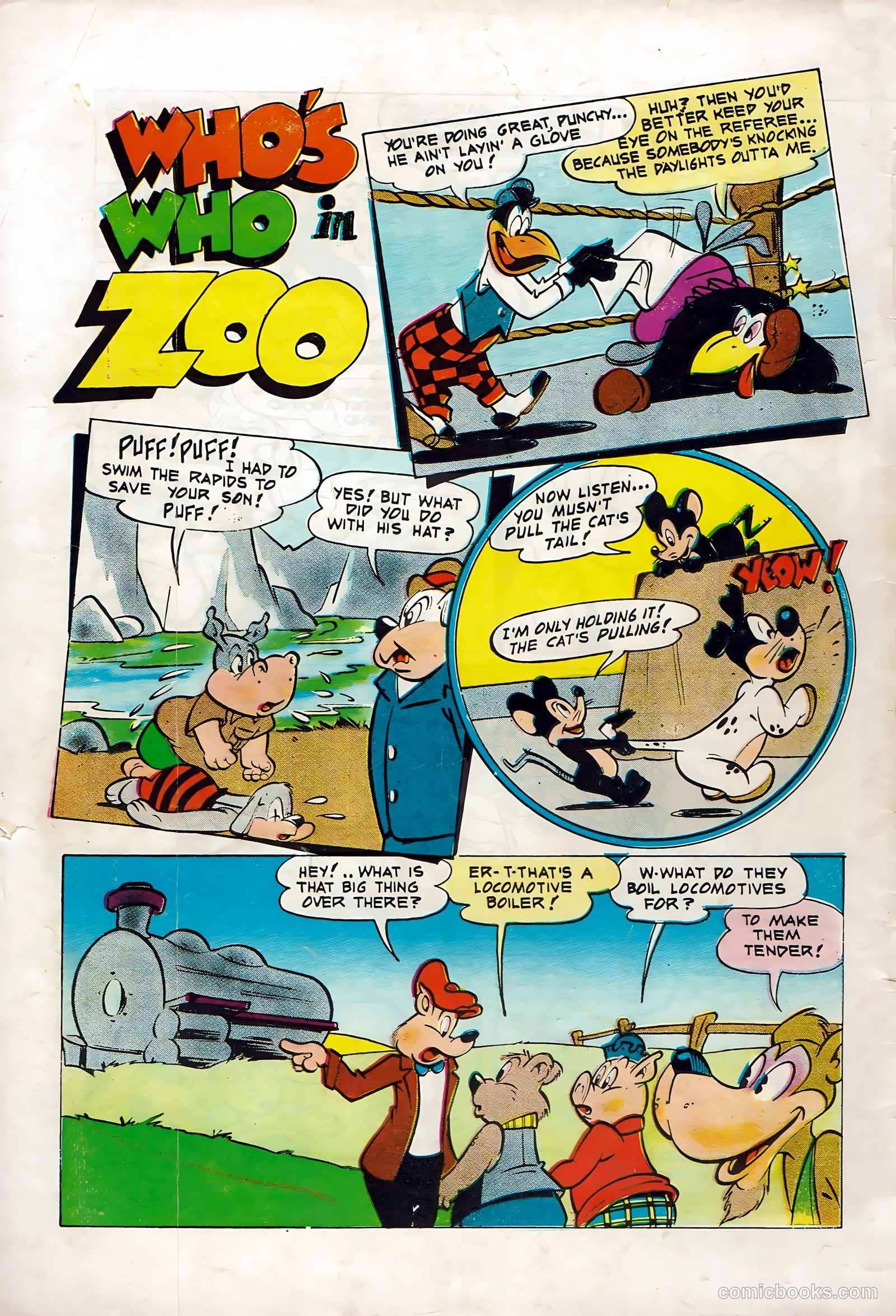 Zoo Funnies #4 (1946) — page 36 of 36