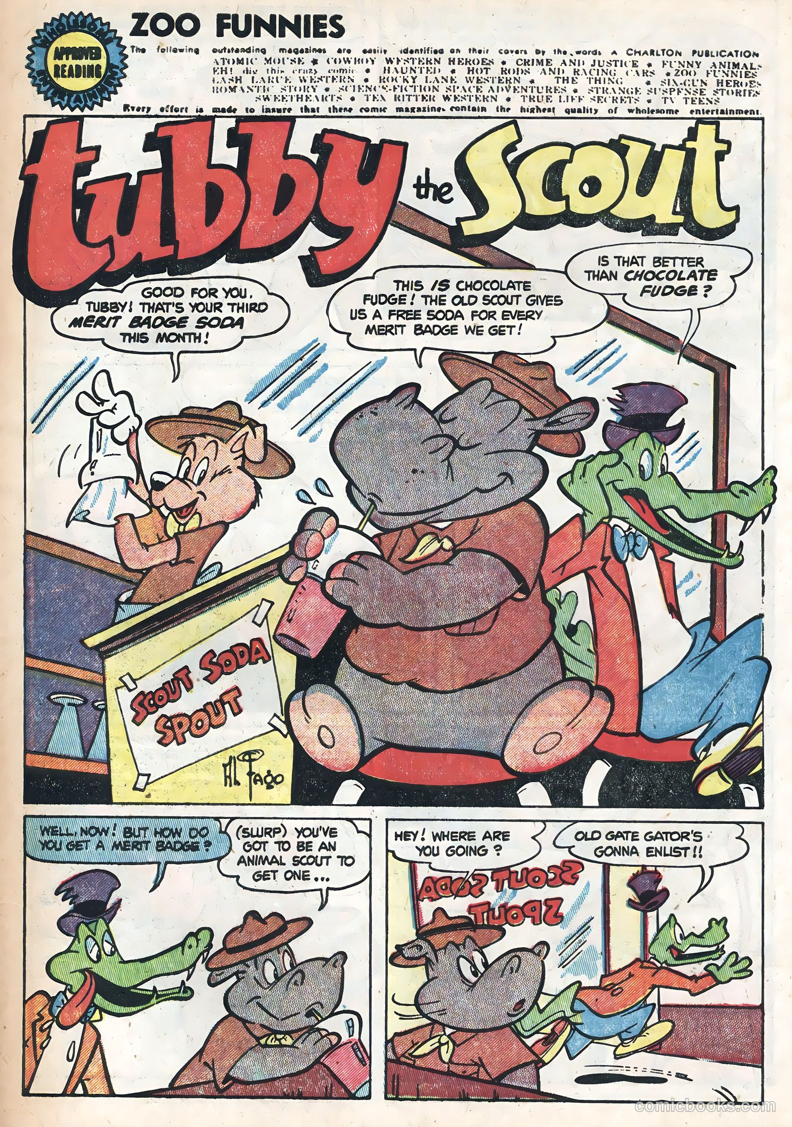 Zoo Funnies #5 (1946) — page 3 of 36