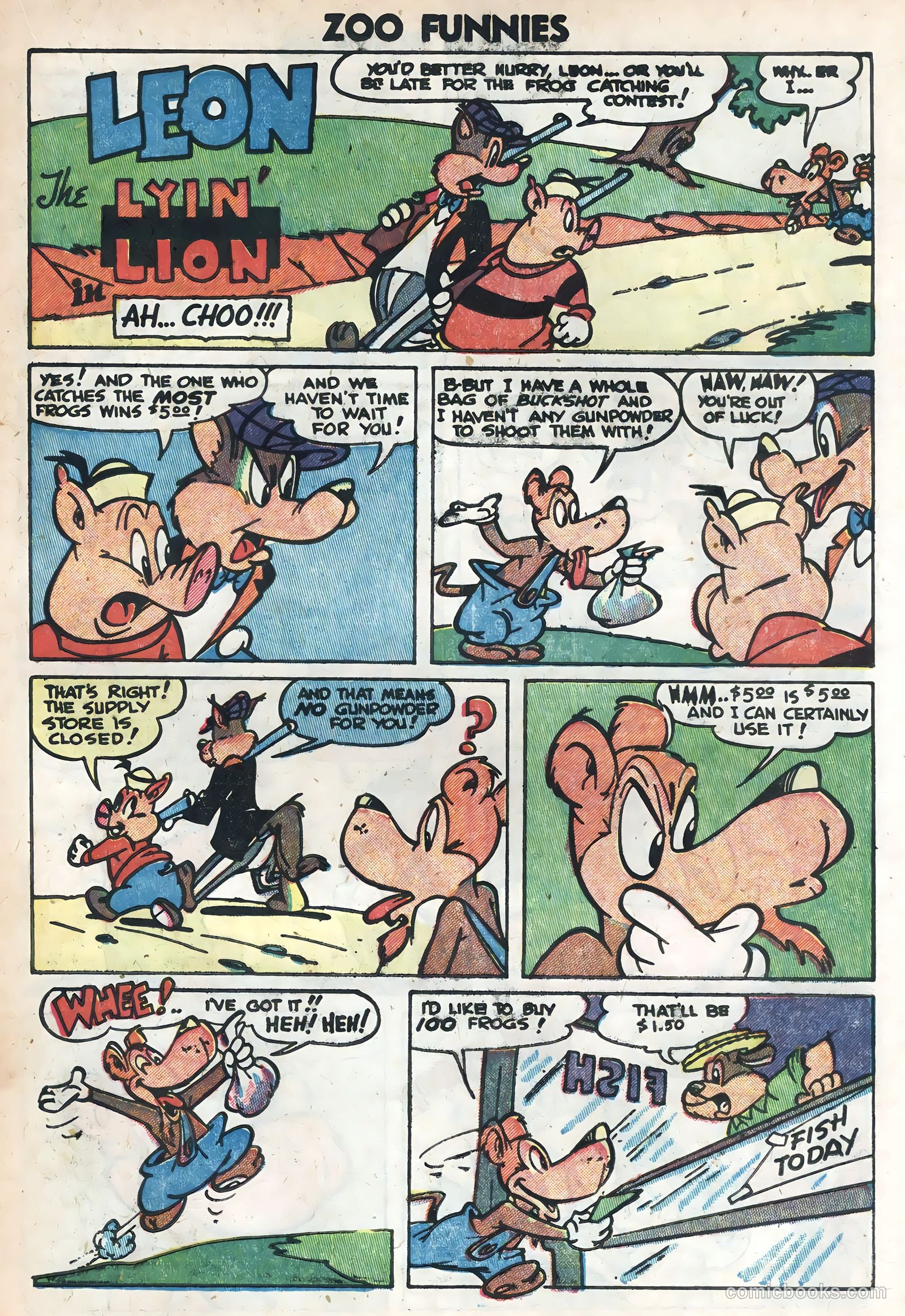 Zoo Funnies #5 (1946) — page 19 of 36