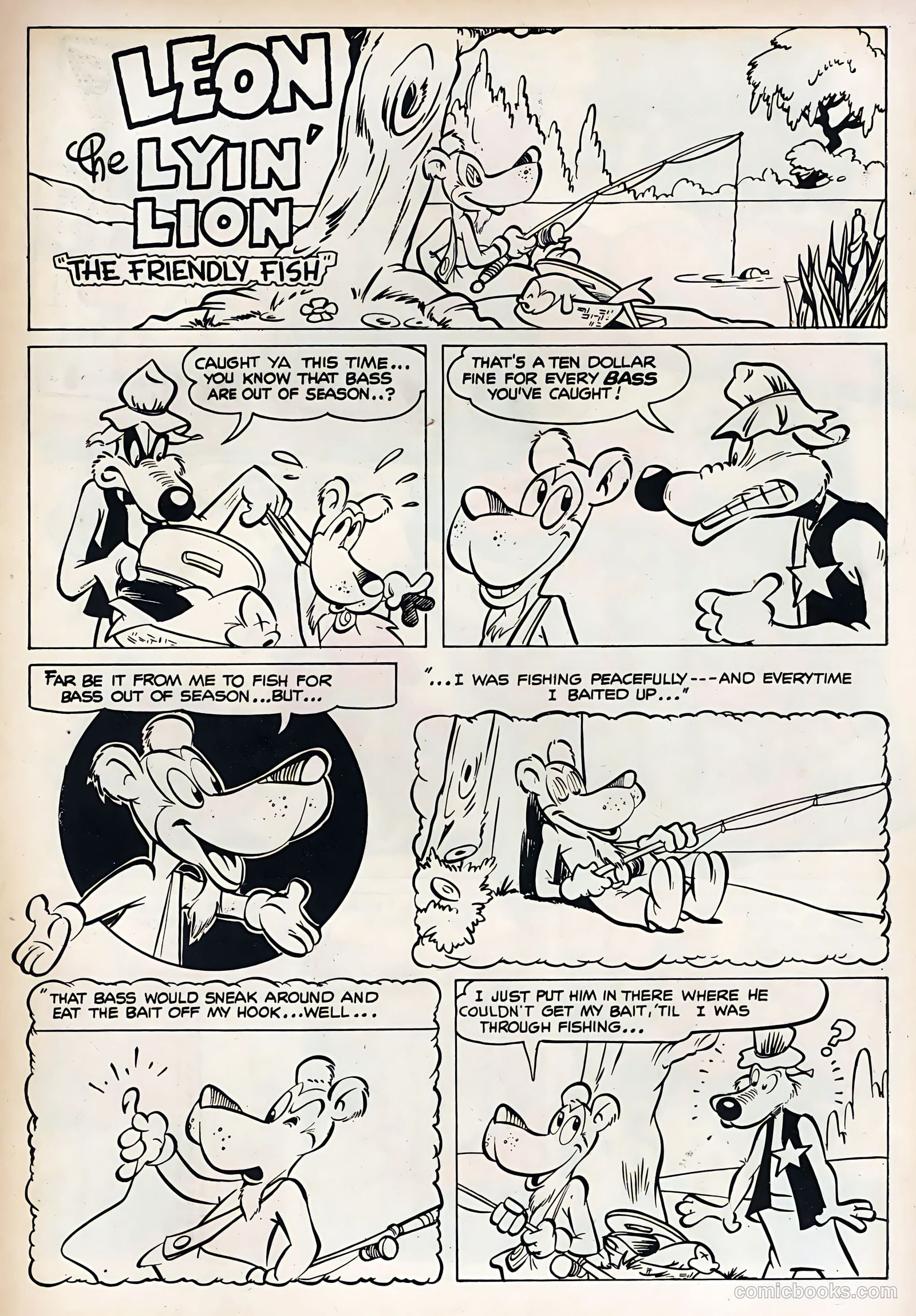 Zoo Funnies #5 (1946) — page 35 of 36