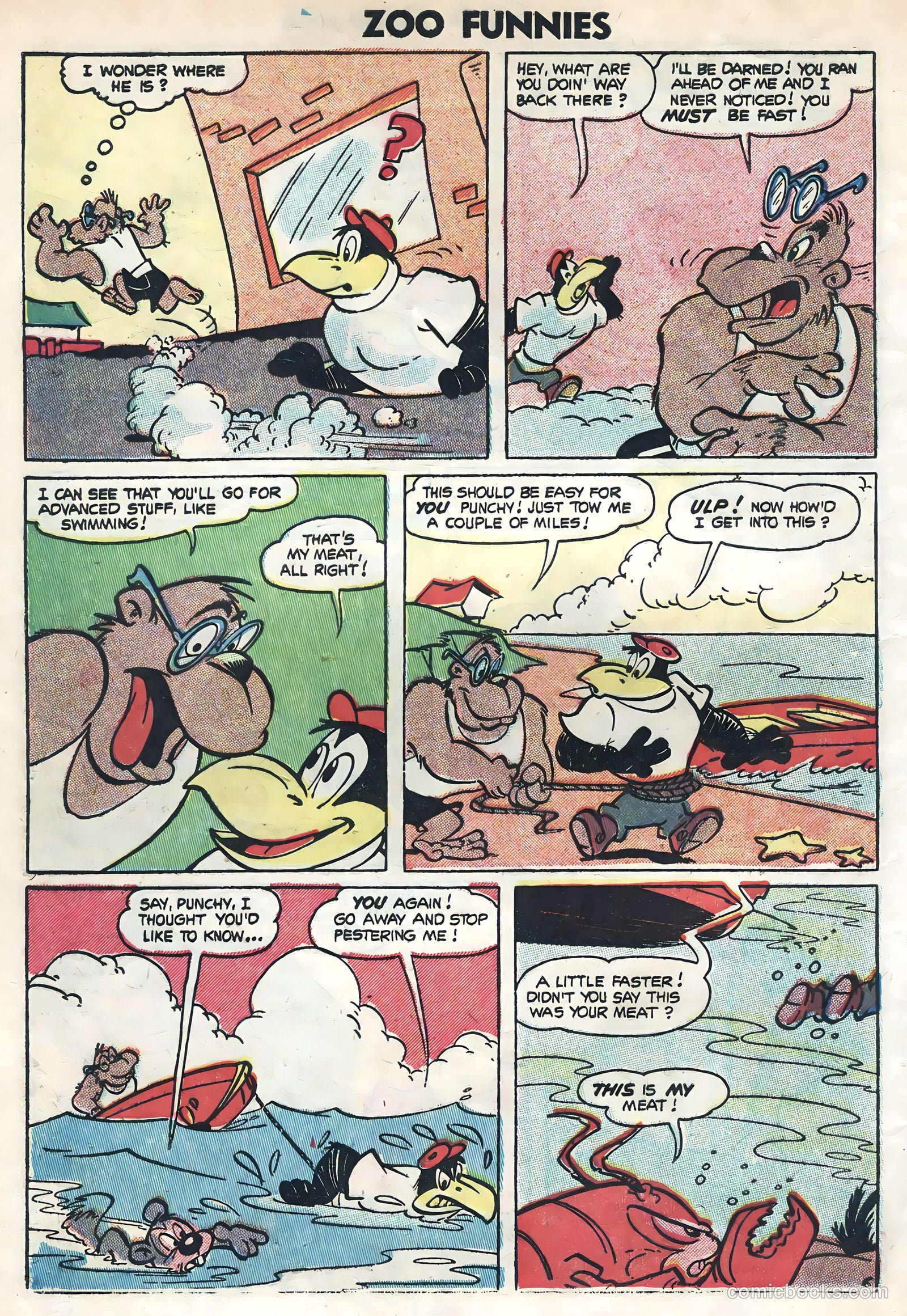 Zoo Funnies #6 (1946) — page 8 of 36
