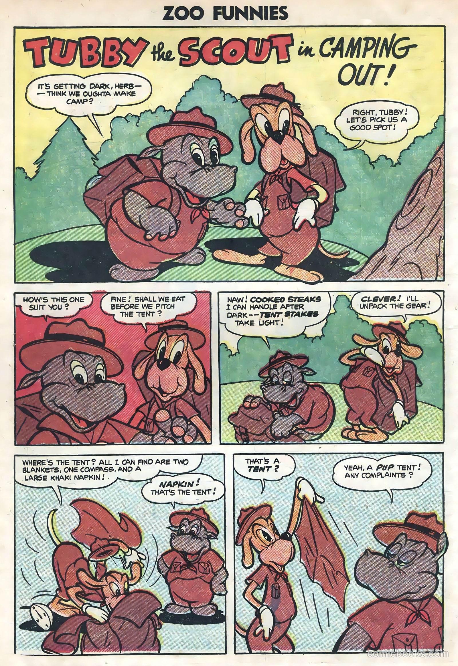 Zoo Funnies #6 (1946) — page 10 of 36