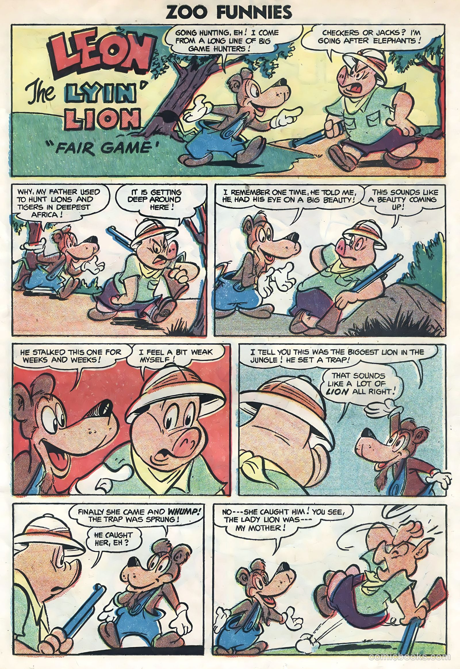 Zoo Funnies #6 (1946) — page 25 of 36