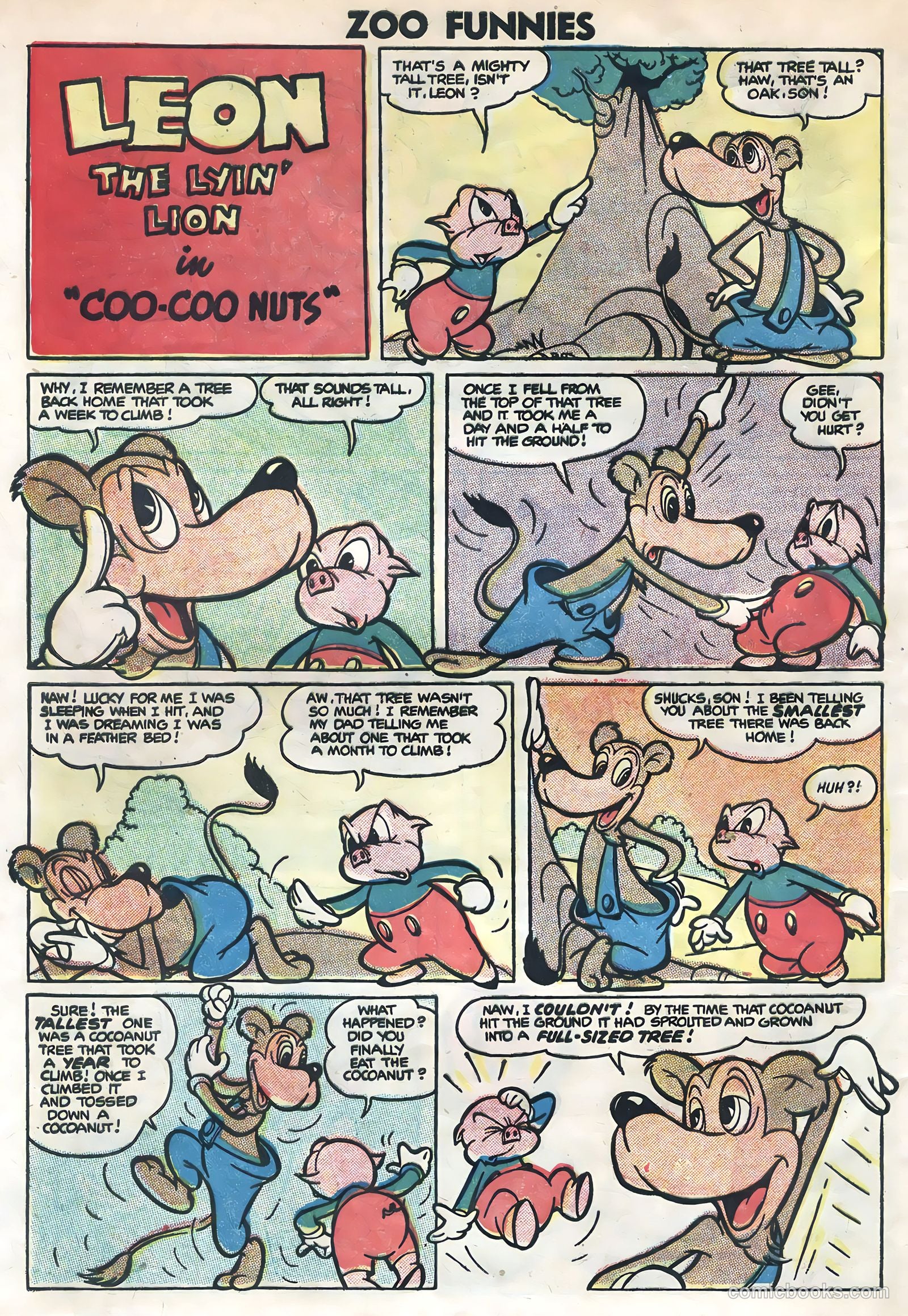 Zoo Funnies #6 (1946) — page 32 of 36