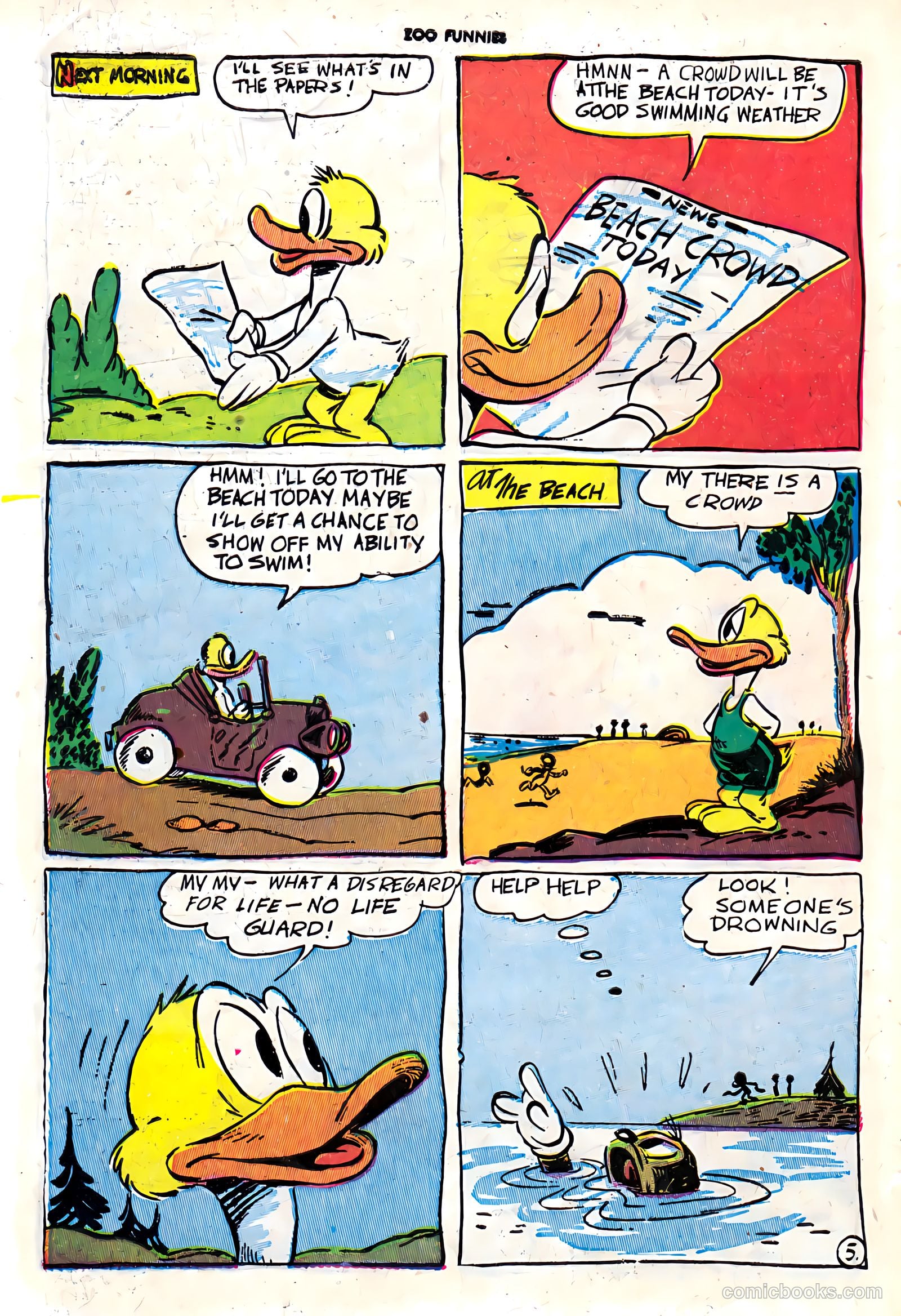 Zoo Funnies #7 (1946) — page 48 of 52