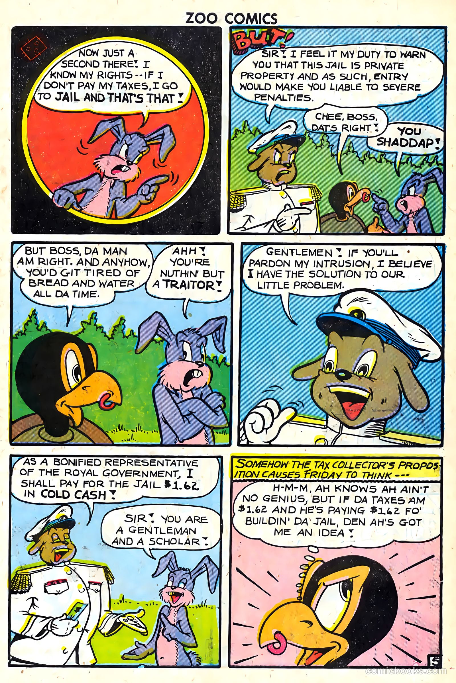 Zoo Funnies #8 (1946) — page 7 of 52