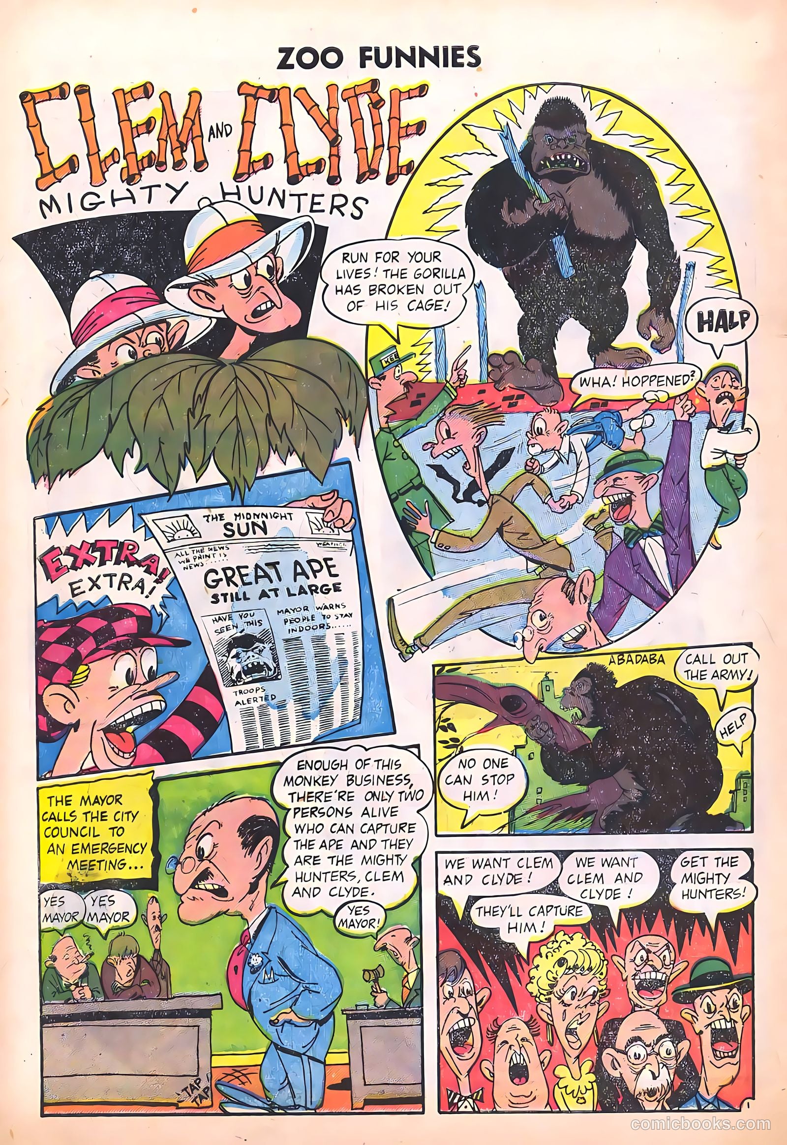 Zoo Funnies #9 (1947) — page 10 of 36