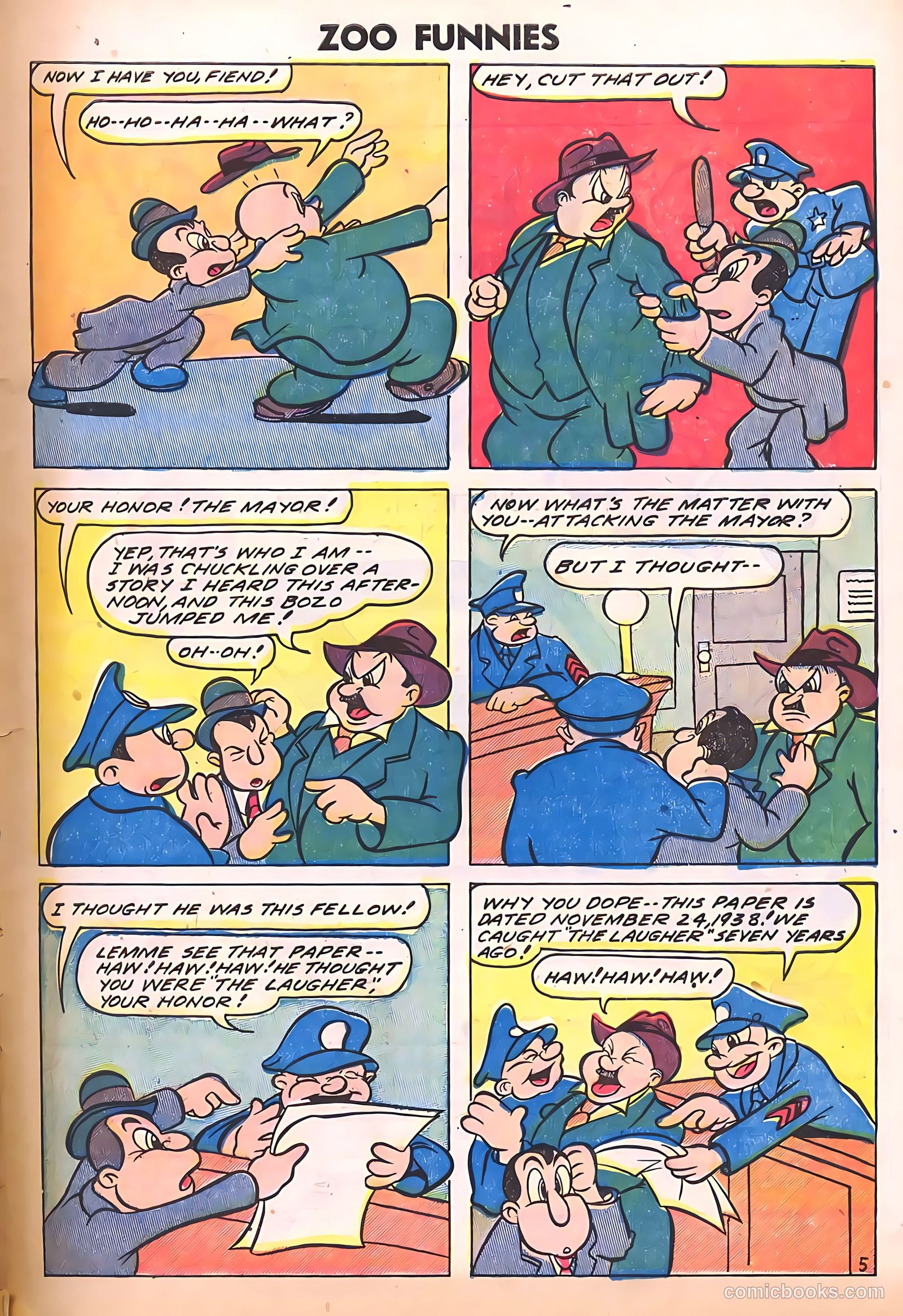 Zoo Funnies #9 (1947) — page 33 of 36
