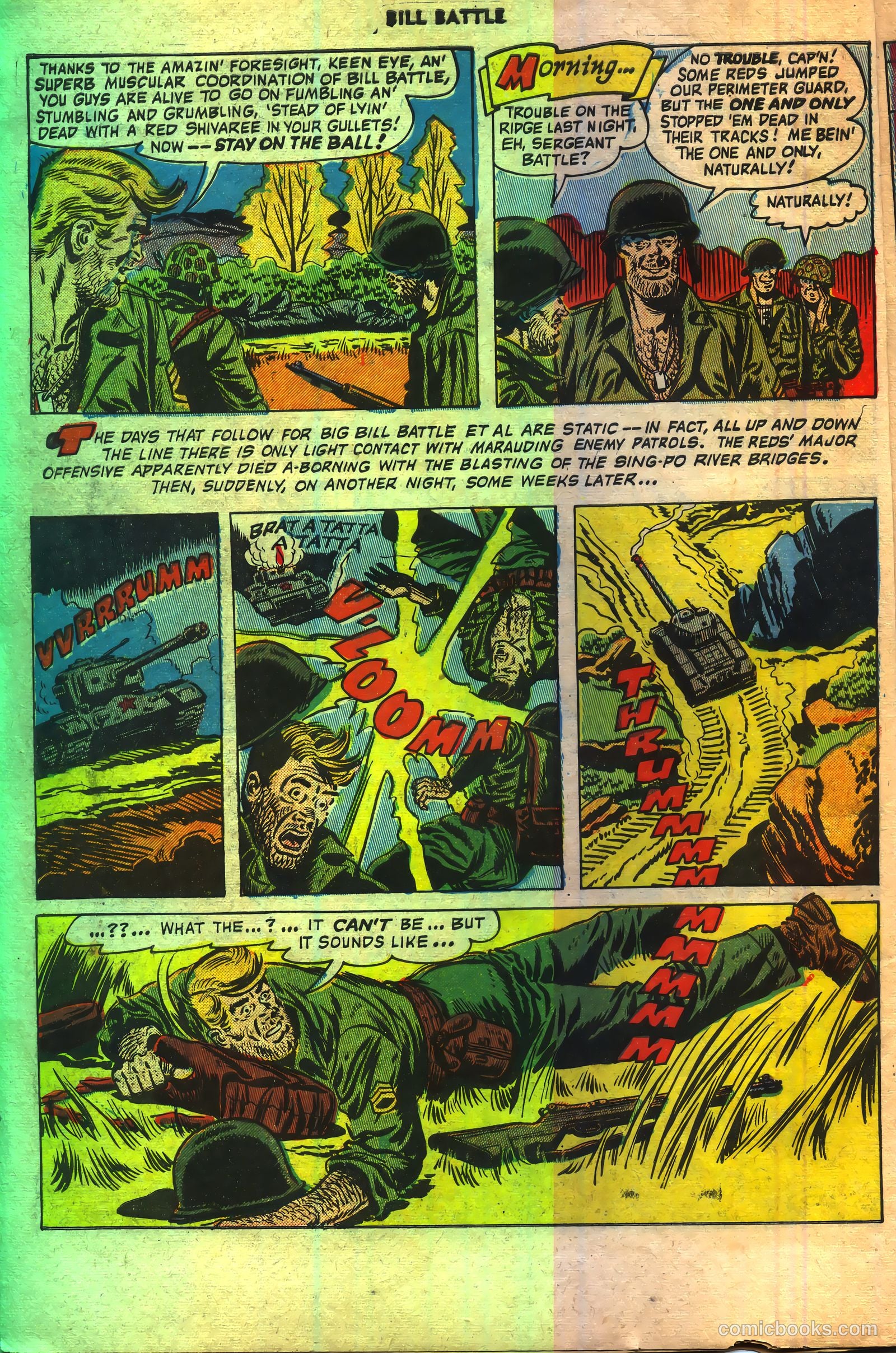 Bill Battle, the One Man Army #2 (1952) — page 6 of 36