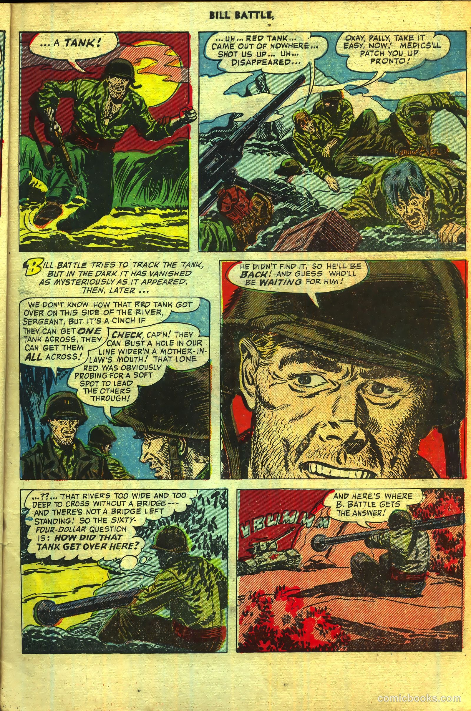 Bill Battle, the One Man Army #2 (1952) — page 7 of 36