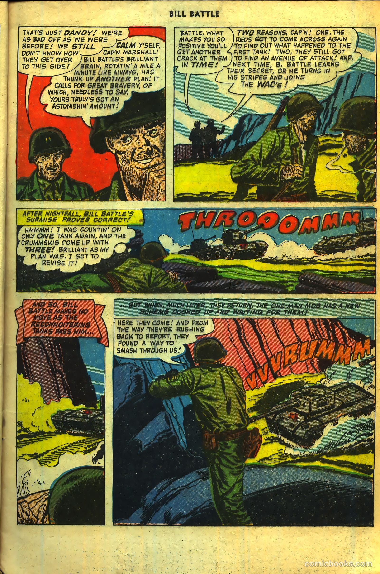 Bill Battle, the One Man Army #2 (1952) — page 9 of 36
