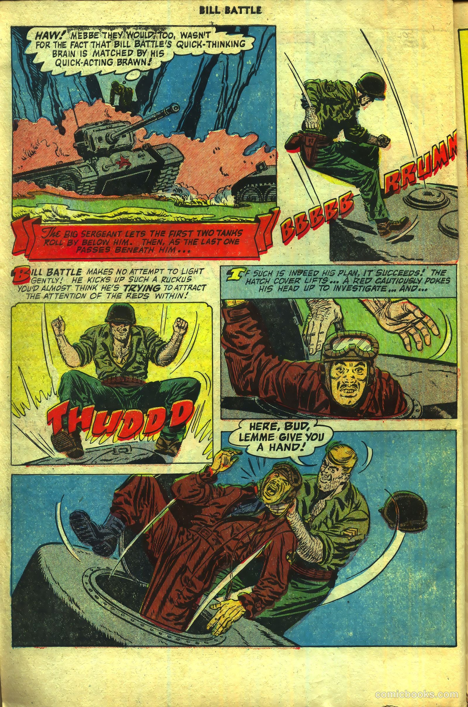 Bill Battle, the One Man Army #2 (1952) — page 10 of 36