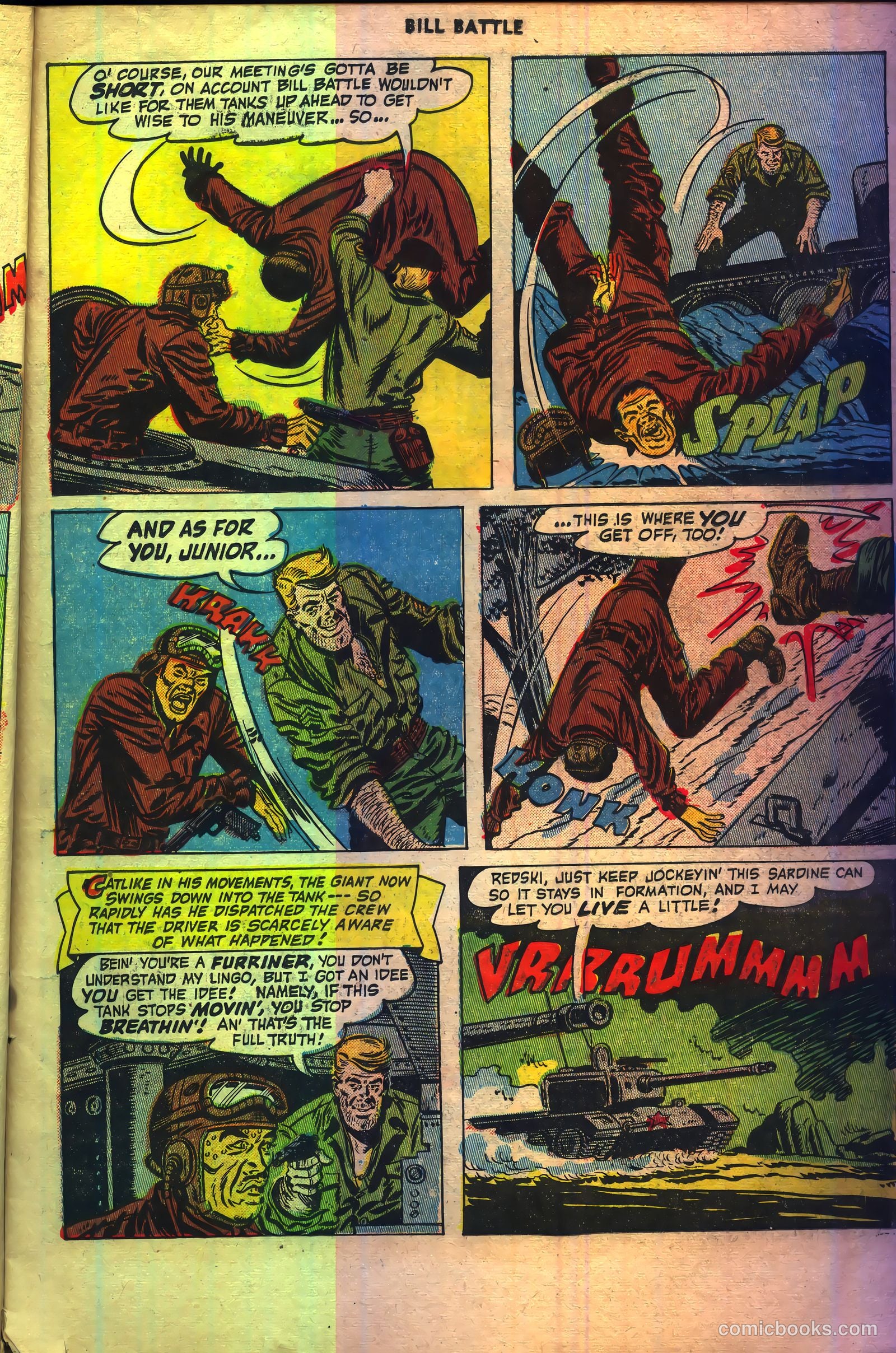 Bill Battle, the One Man Army #2 (1952) — page 11 of 36