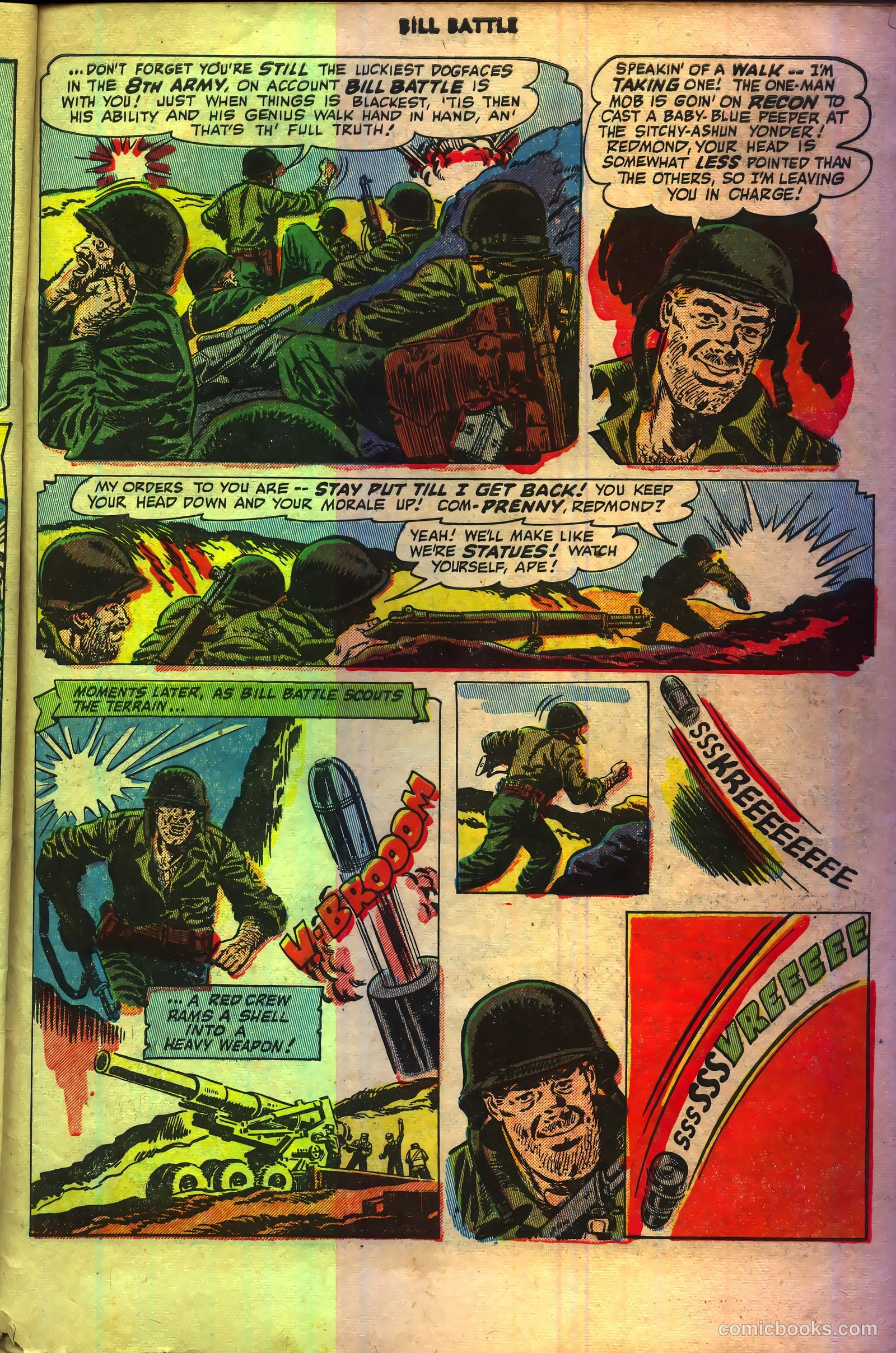 Bill Battle, the One Man Army #2 (1952) — page 27 of 36