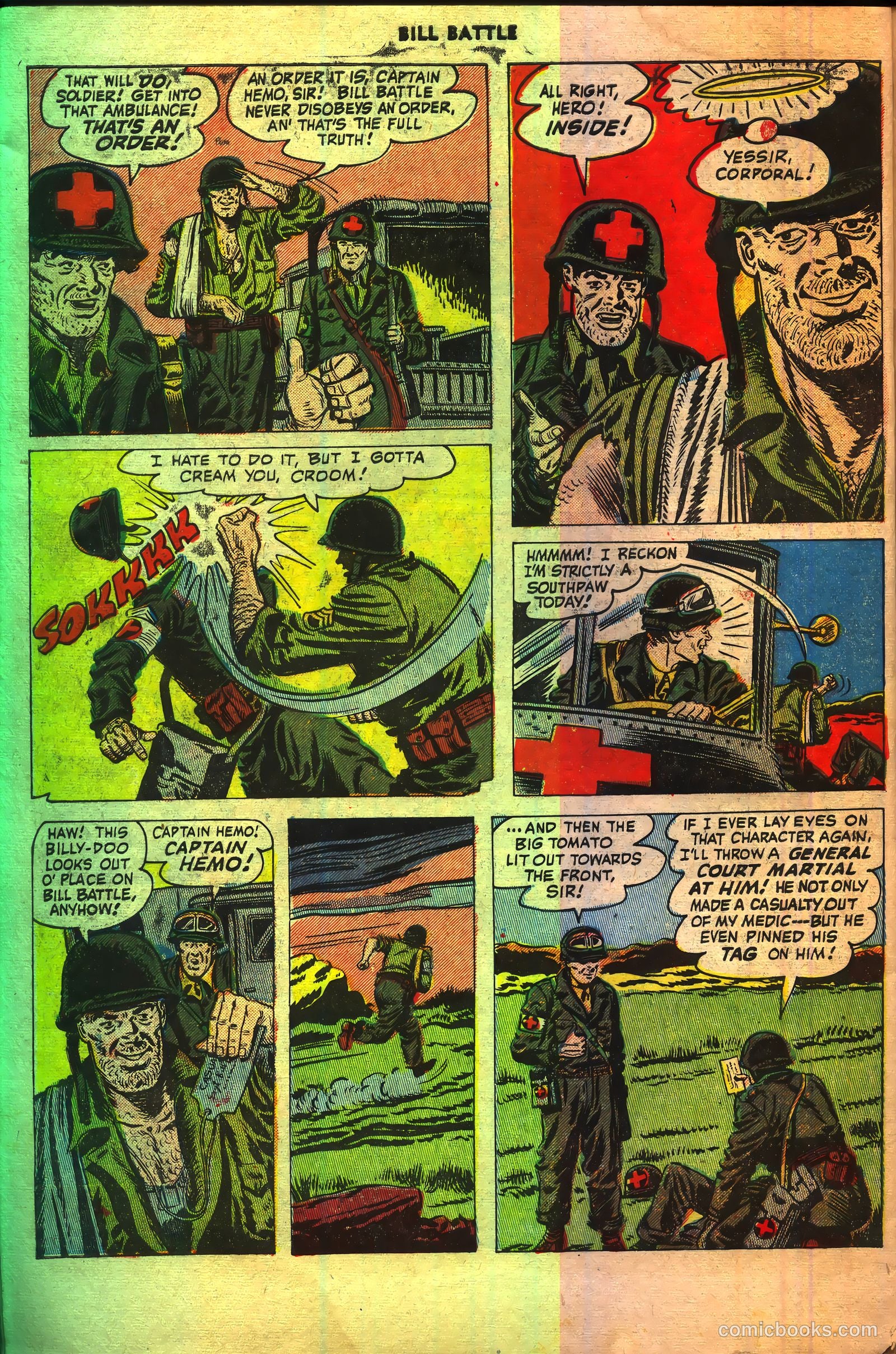 Bill Battle, the One Man Army #2 (1952) — page 30 of 36